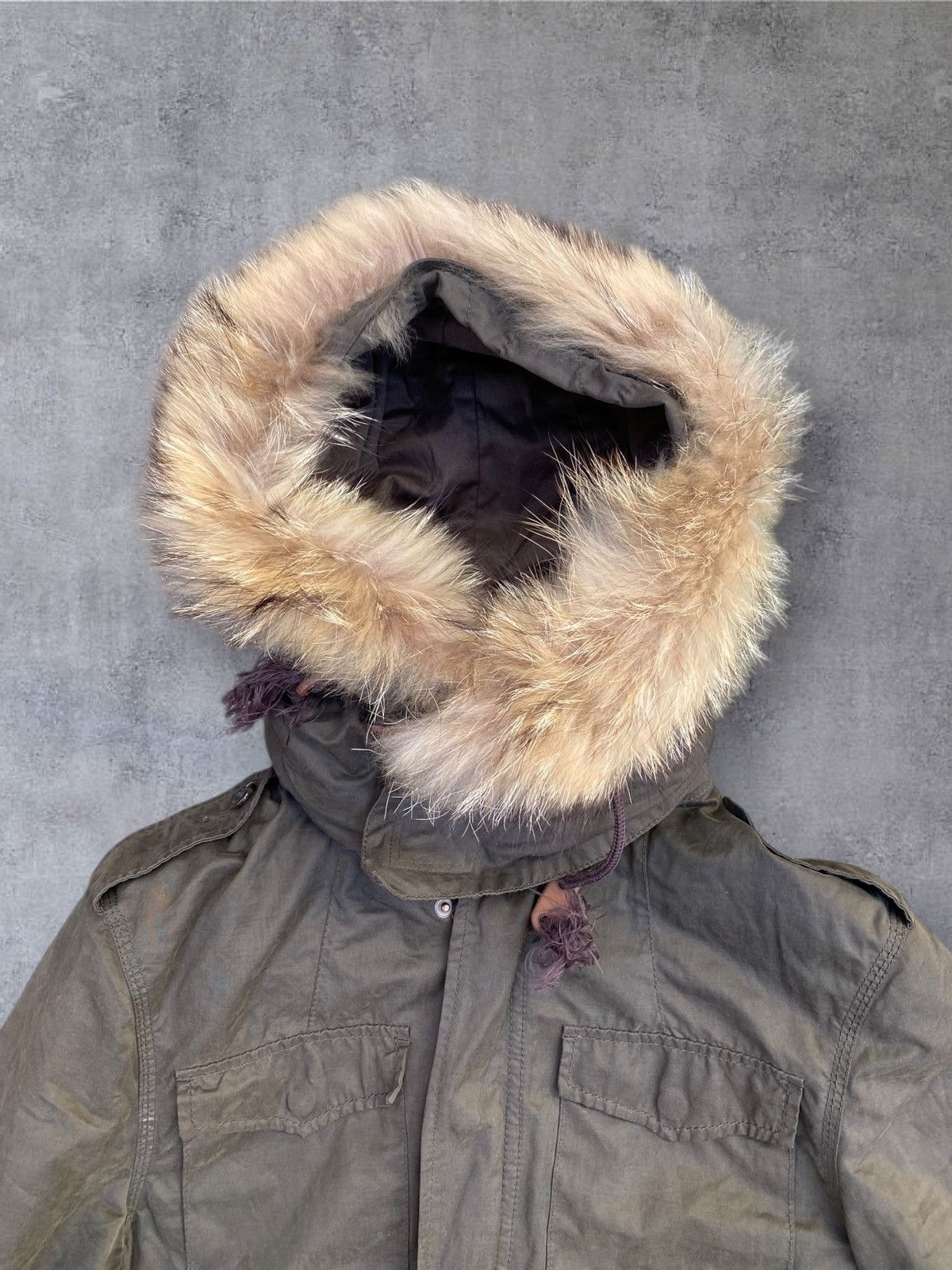 Japanese Brand × Takeo Kikuchi 2000s Takeo Kikuchi Fur Parka Size US S / EU 44-46 / 1 - 7 Thumbnail