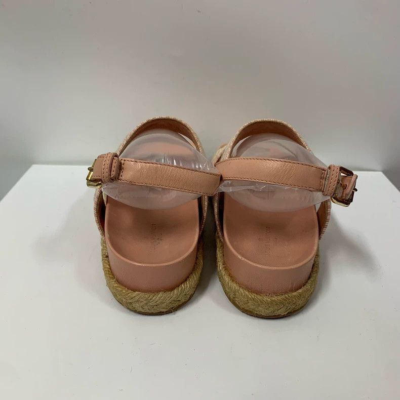 Louis Vuitton Louis Vuitton Pink denim sandals Size US 4.5 / IT 34.5 - 6 Thumbnail