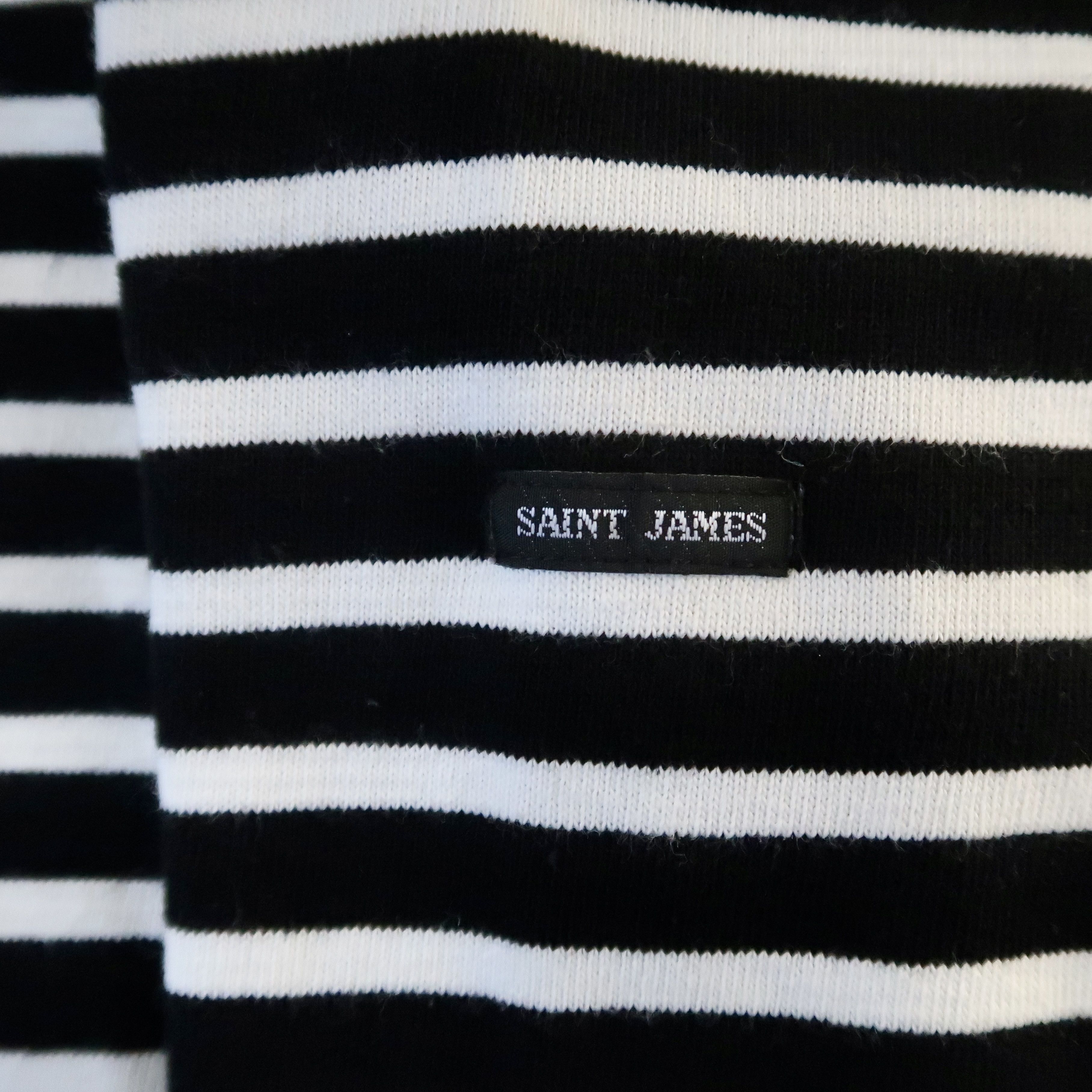 Saint James SAINT JAMES heavyweight cotton striped breton shirt, 3.5 Size US S / EU 44-46 / 1 - 5 Thumbnail