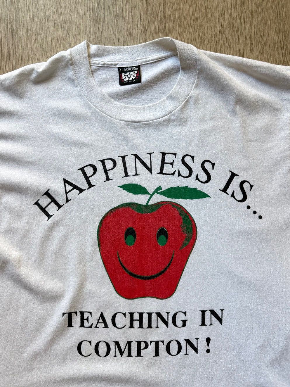 Vintage Vintage 90s RARE Compton Education Single Stitch Tee XL Size US XL / EU 56 / 4 - 2 Thumbnail