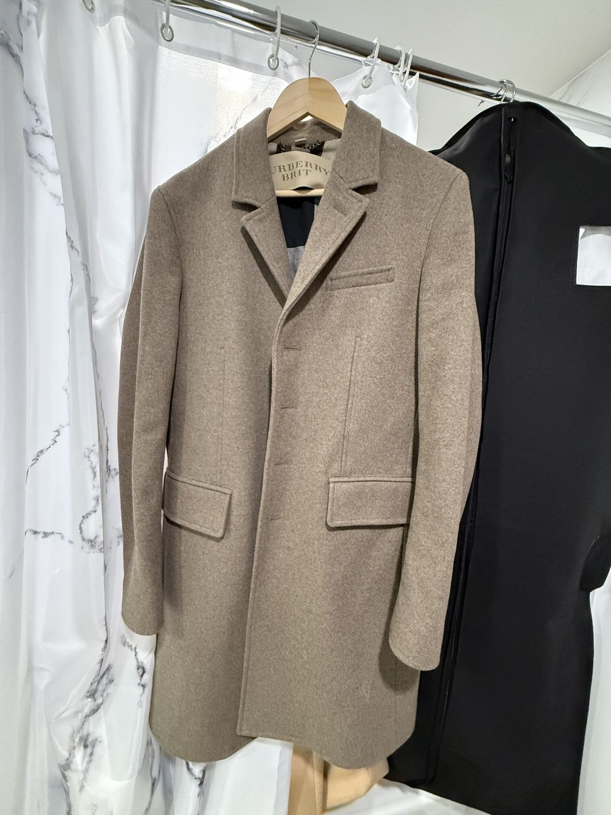 Burberry Grey Burberry Overcoat Size US M / EU 48-50 / 2 - 1 Thumbnail