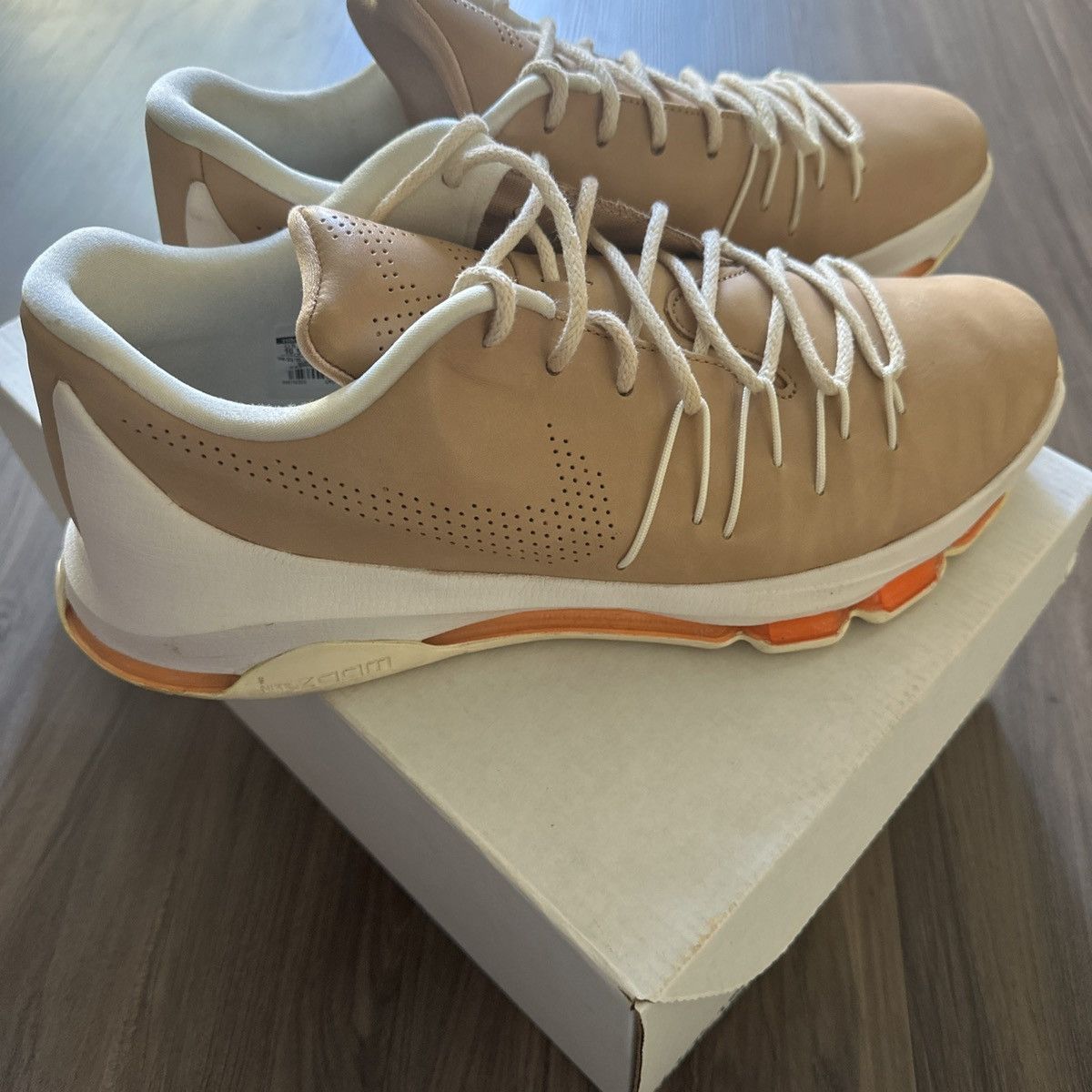 Nike Nike KD 8 EXT Vachetta Tan White Size 10.5 - Worn 5 Times Size US 10.5 / EU 43-44 - 2 Thumbnail
