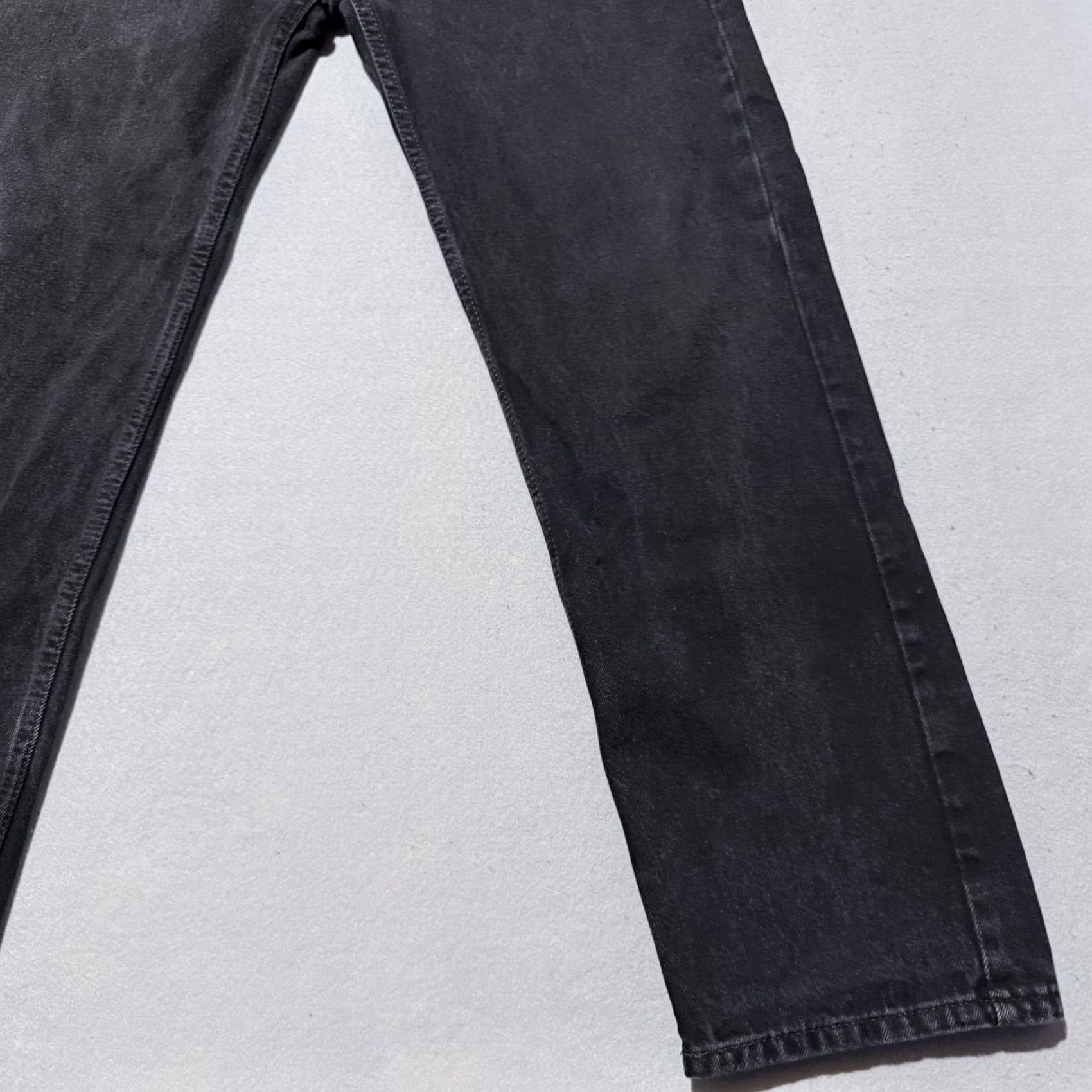 Levi's Levi's 505 Jeans Men's Black Denim Mid Rise Zip Fly Straight Leg 38x32 Regular Men Jeans Black Levi's 505 Cowboy Pattern Holiday 90s Mens Size US 38 / EU 54 - 6 Thumbnail
