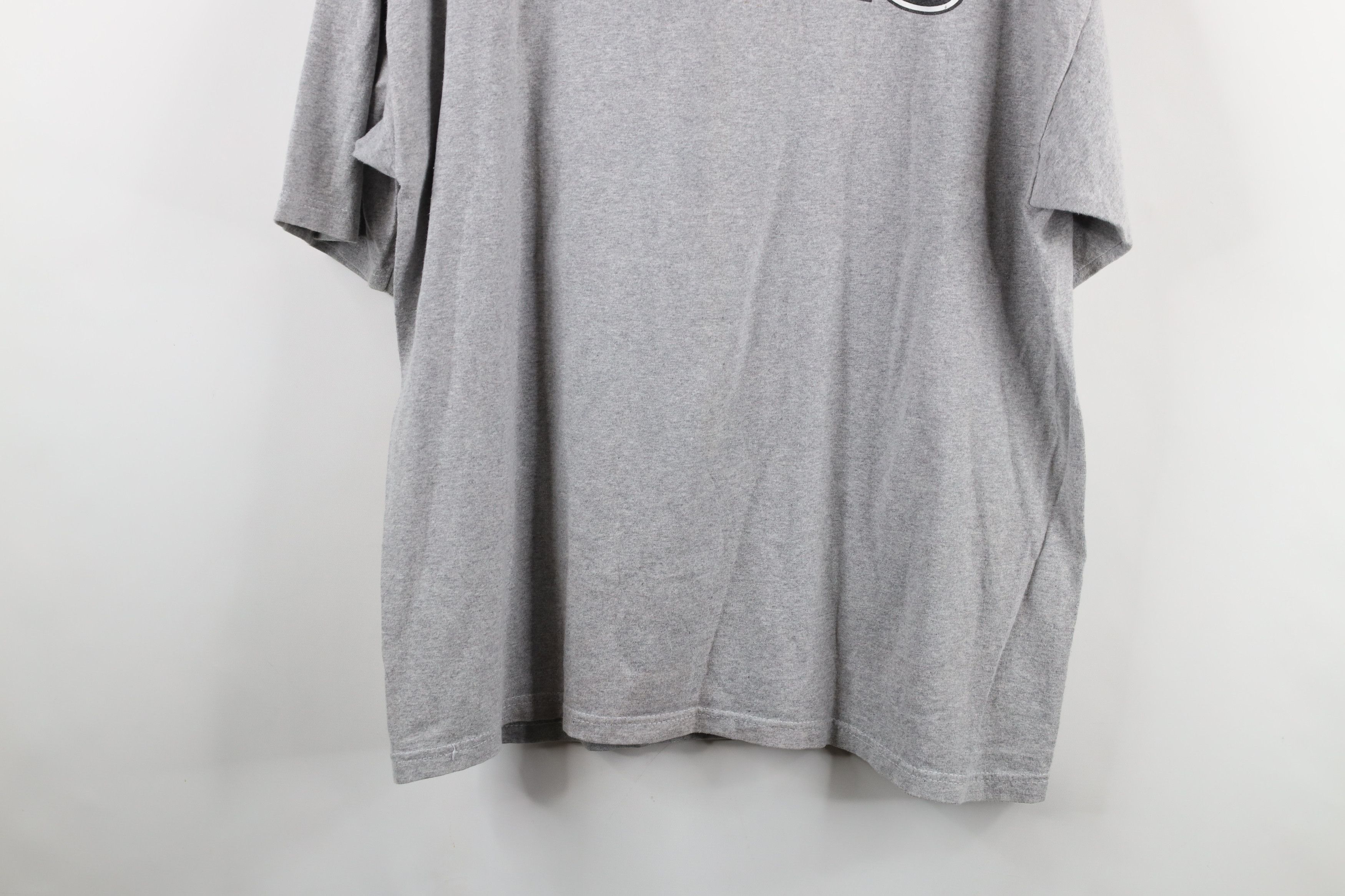 Adidas × Vintage Vintage 90s Adidas Spell Trefoil Striped T-Shirt Gray USA Size US L / EU 52-54 / 3 - 13 Thumbnail
