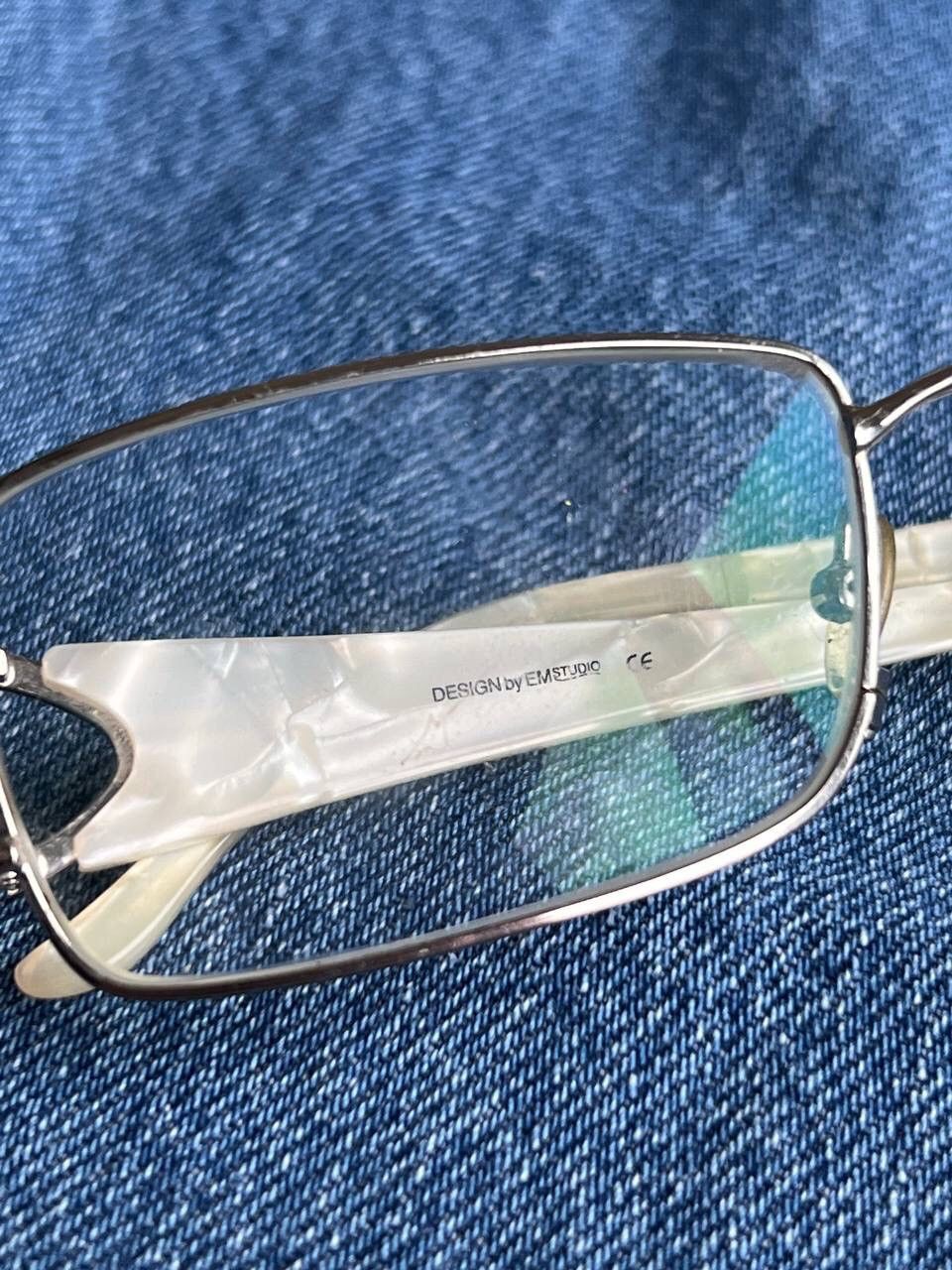 Designer × Vintage Enni Marco White Eyeglasses Vintage Eyewear's Made in Italy Size ONE SIZE - 5 Thumbnail