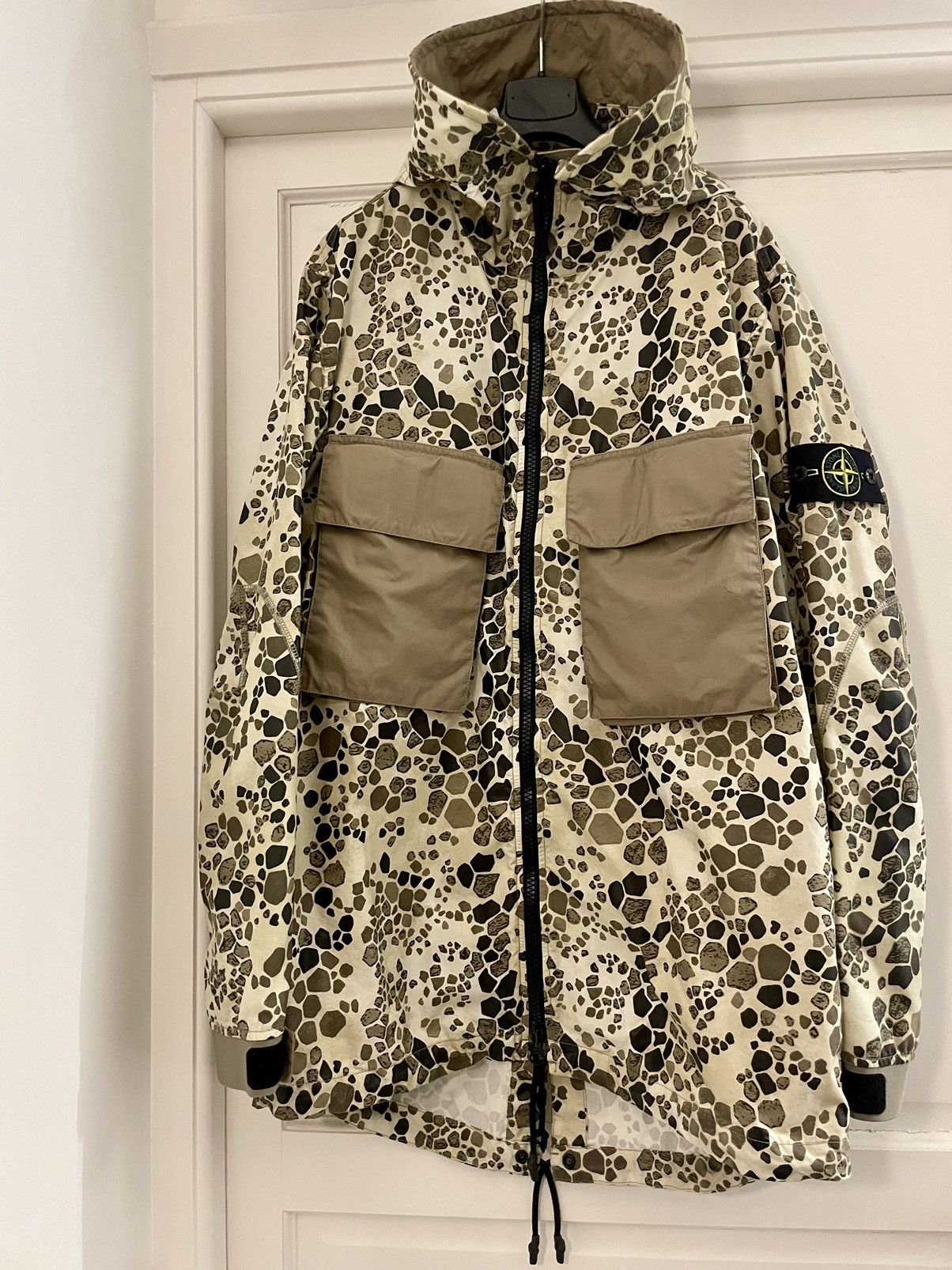 Stone Island Parka Alligator Camo Parkas
