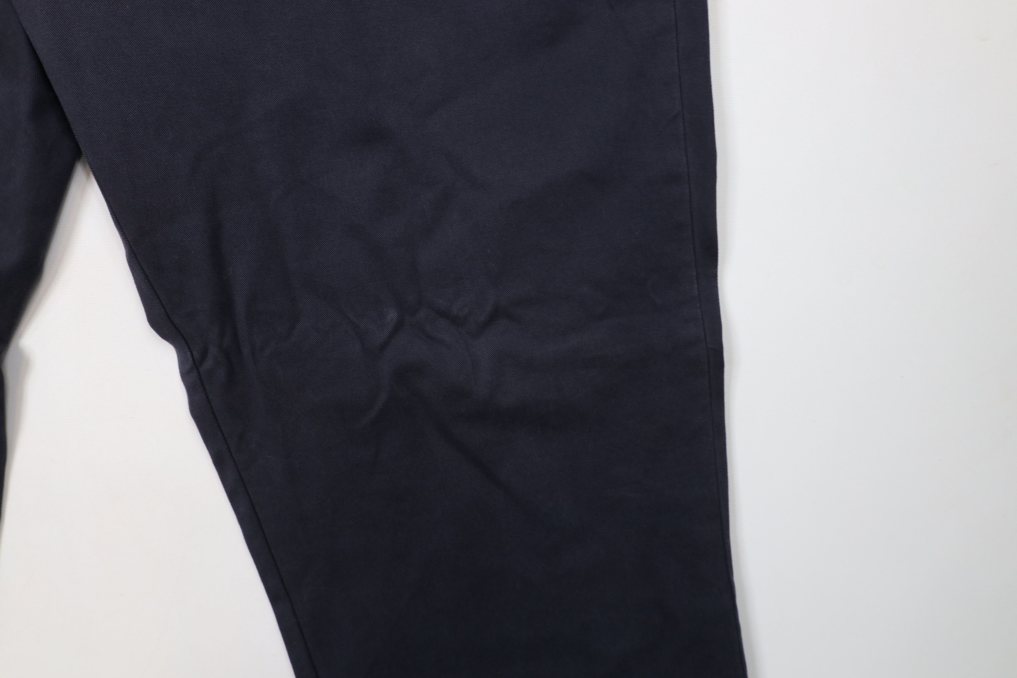 Ralph Lauren × Vintage Vintage 90s Ralph Lauren Wide Leg Chino Pants Navy Blue Size US 38 / EU 54 - 5 Thumbnail
