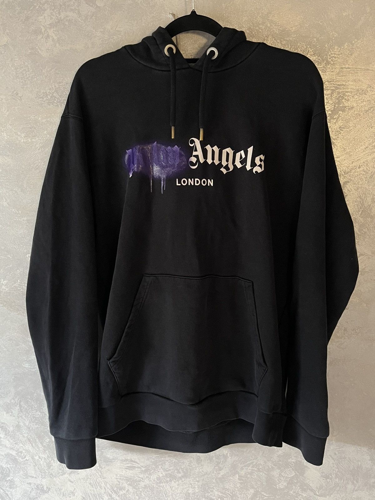 Palm Angels Palm Angels Spray Logo Hoodie Size US S / EU 44-46 / 1 - 1 Thumbnail