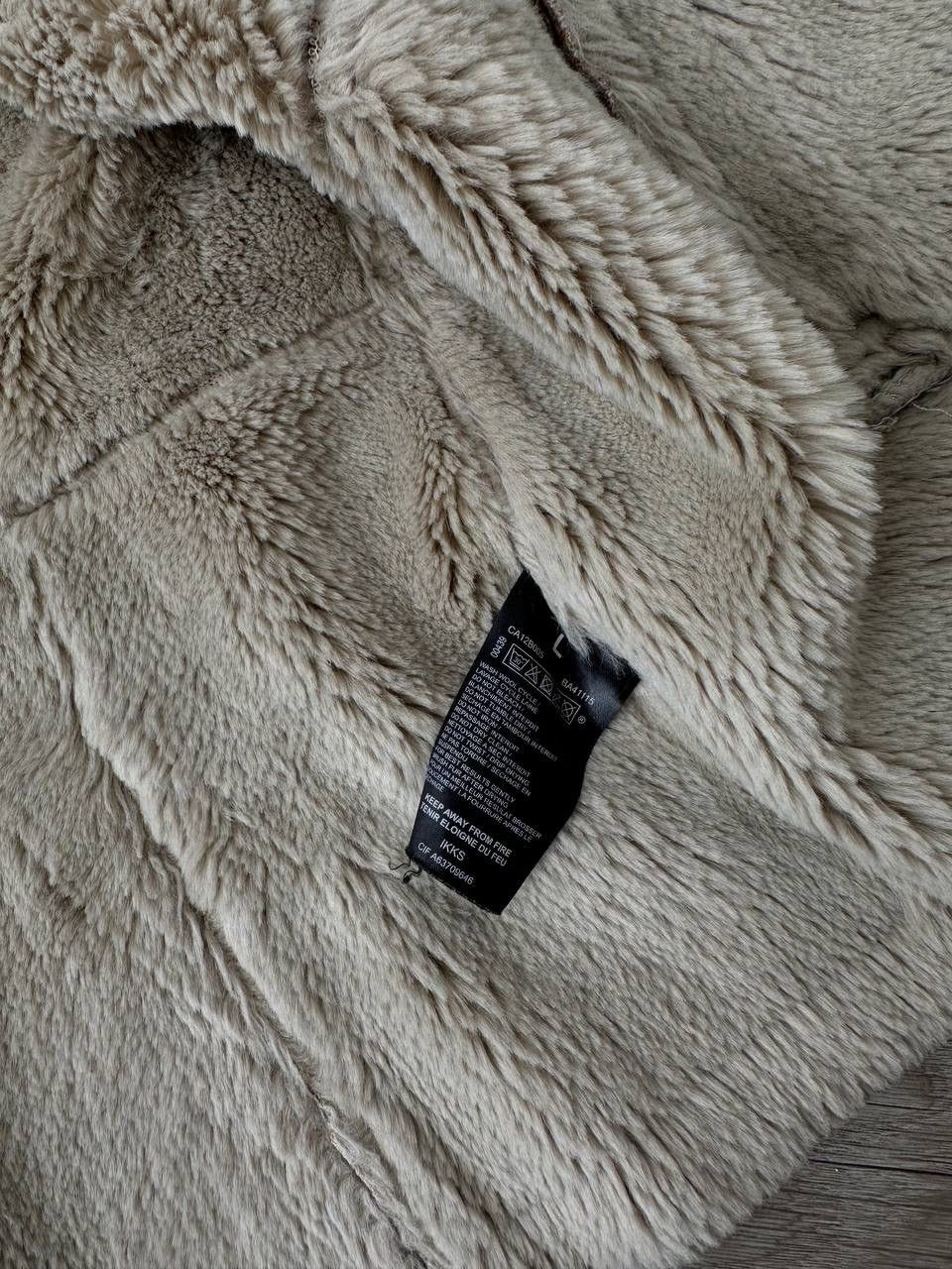 Japanese Brand × Vintage Vintage Japanese Avantgarde Faux Beige B.3 Style Jacket Y2K Size S / US 4 / IT 40 - 15 Thumbnail