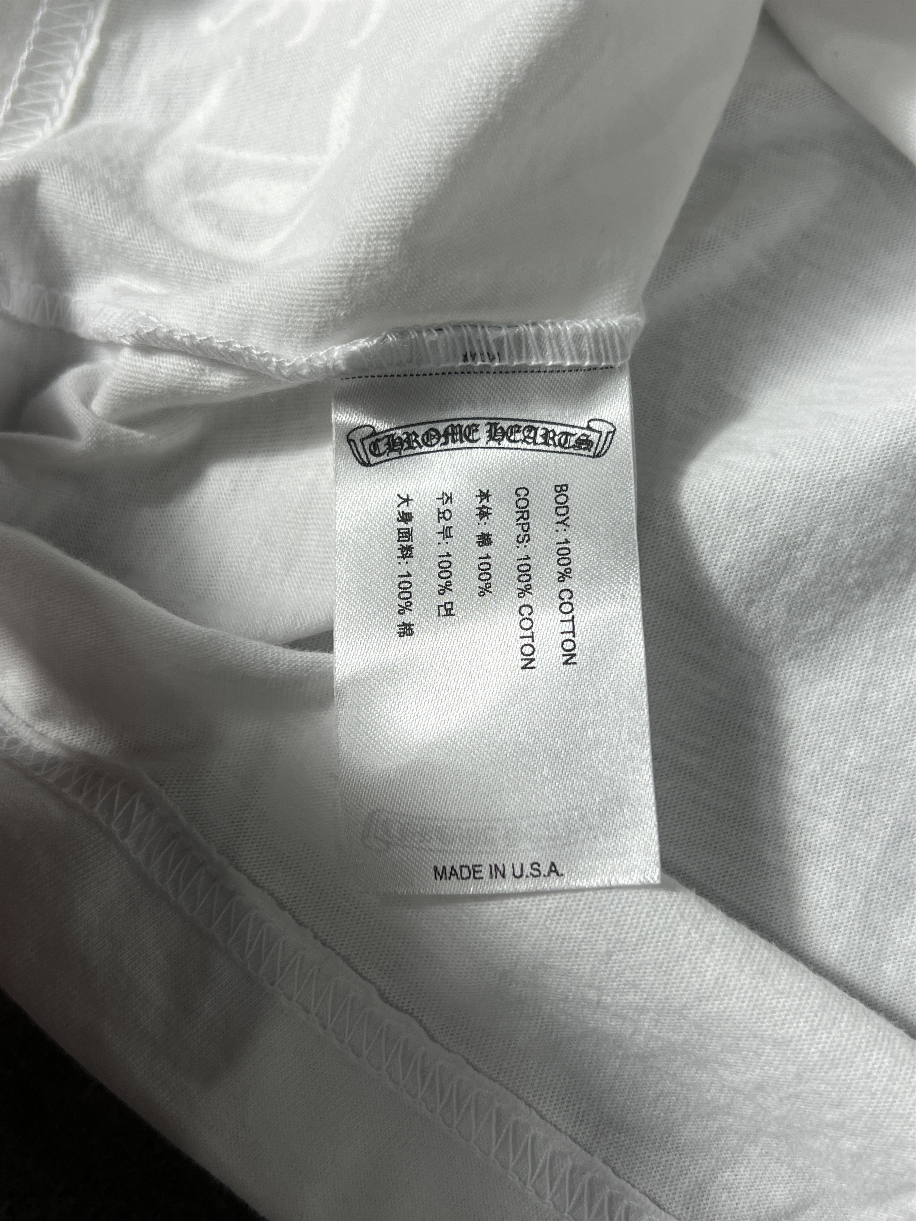 Chrome Hearts Chrome Hearts Osaka Pocket Tee White Size XXL Size US XXL / EU 58 / 5 - 4 Thumbnail
