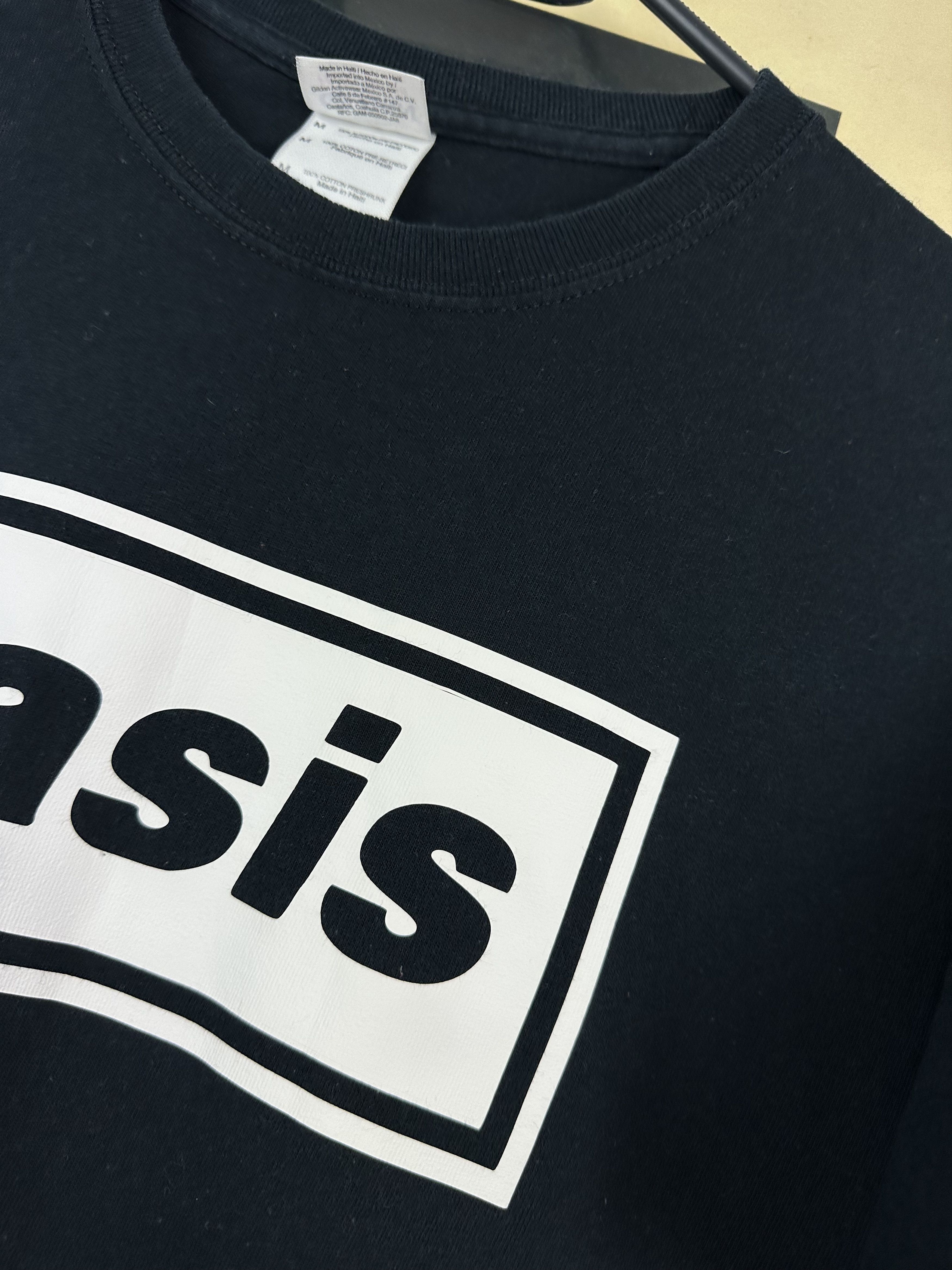 Band Tees × Vintage Vintage Oasis Band Tee Rare Tee Jersey Black Hype Size US M / EU 48-50 / 2 - 5 Thumbnail
