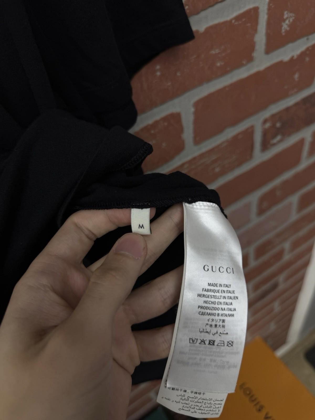 Gucci Gucci Black Basic Logo Cotton Men's T-Shirt Men’s Size (M) Size US M / EU 48-50 / 2 - 12 Thumbnail