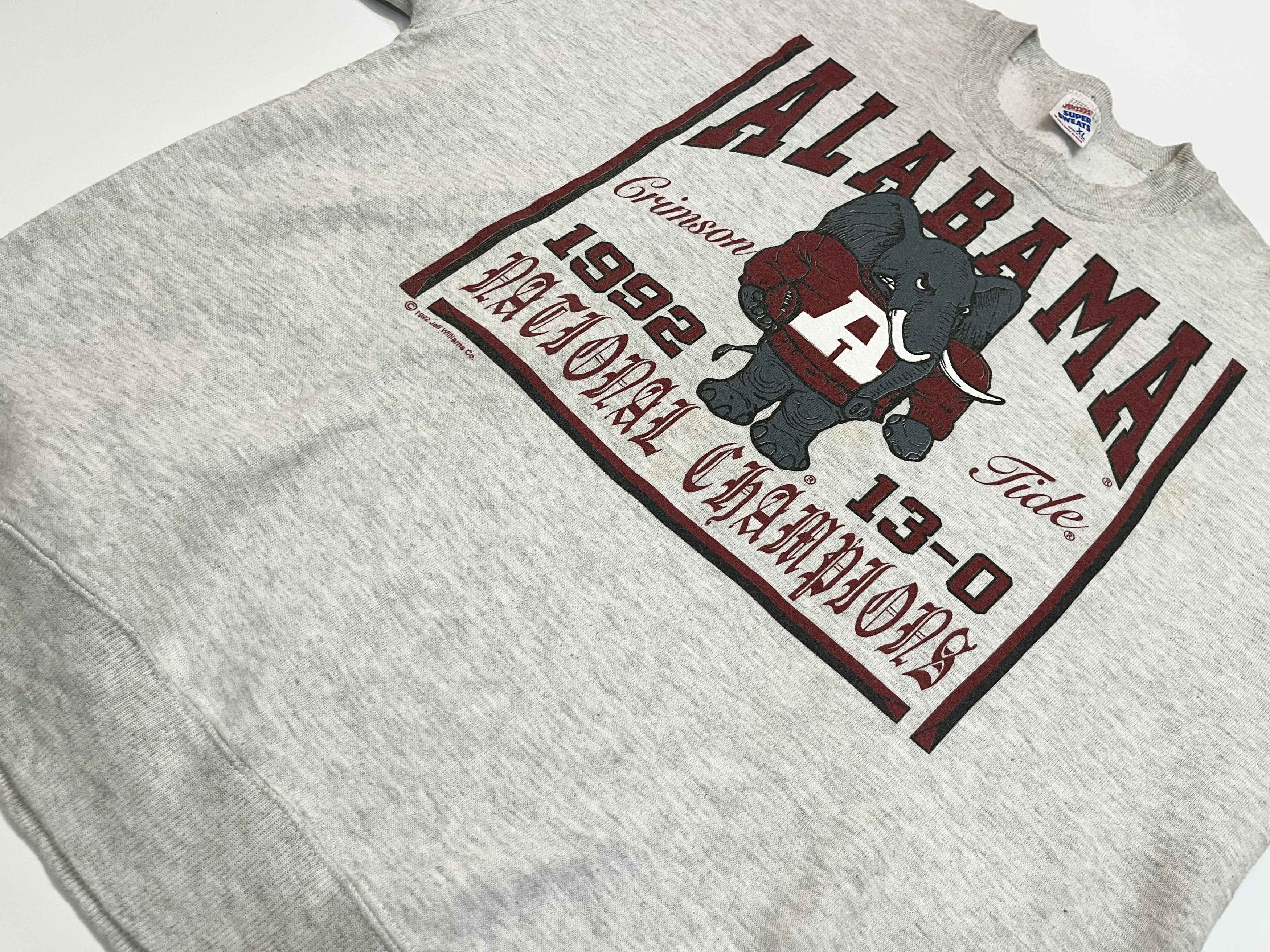 Jerzees Vintage Jerzees Alabama Crimson Tide Crewneck Sweatshirt Size US XL / EU 56 / 4 - 6 Thumbnail