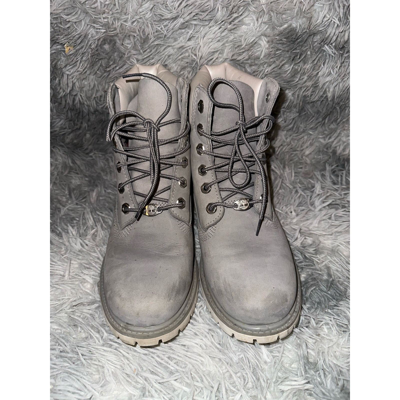 Timberland Timberland Suede Gray Wimens Boots Size 8.5 Size US 8.5 / EU 41-42 - 4 Thumbnail