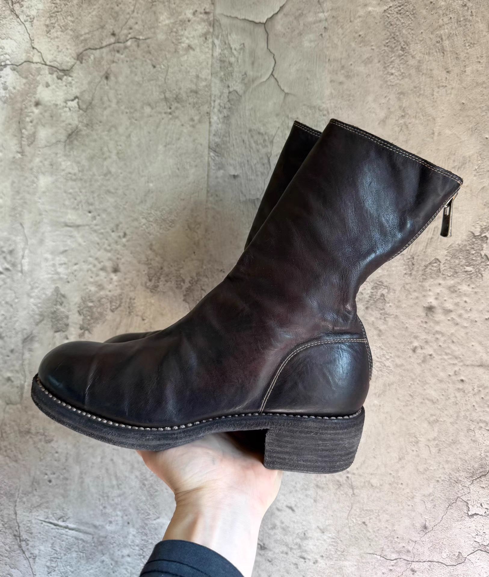 Guidi Guidi 788z Back Zip Boots K25 Size US 9 / IT 39 - 3 Thumbnail