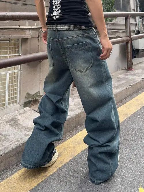 Jean Vintage modern Y2k jeans denim Size US 30 / EU 46 - 2 Thumbnail