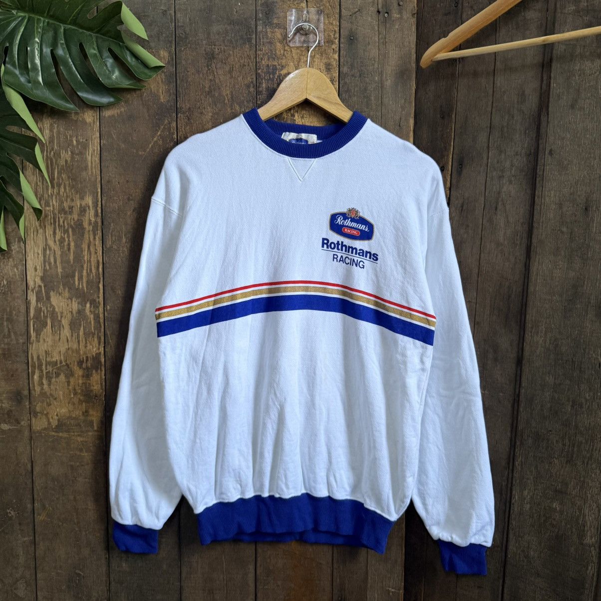Vintage Vintage Rothman Racing Sweatshirt Size US M / EU 48-50 / 2 - 1 Thumbnail