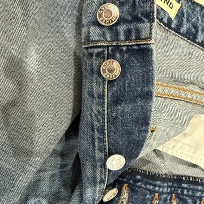 GRLFRND GRLFRND Brooklyn High Rise Straight Jeans in Chelsea Market Size 27" / US 4 / IT 40 - 7 Thumbnail