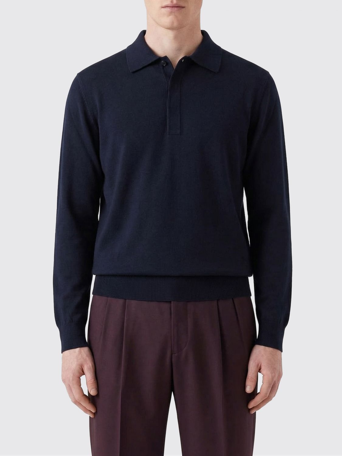 Saint Laurent Paris Saint Laurent Polo Shirt Men Blue Size US M / EU 48-50 / 2 - 1 Thumbnail