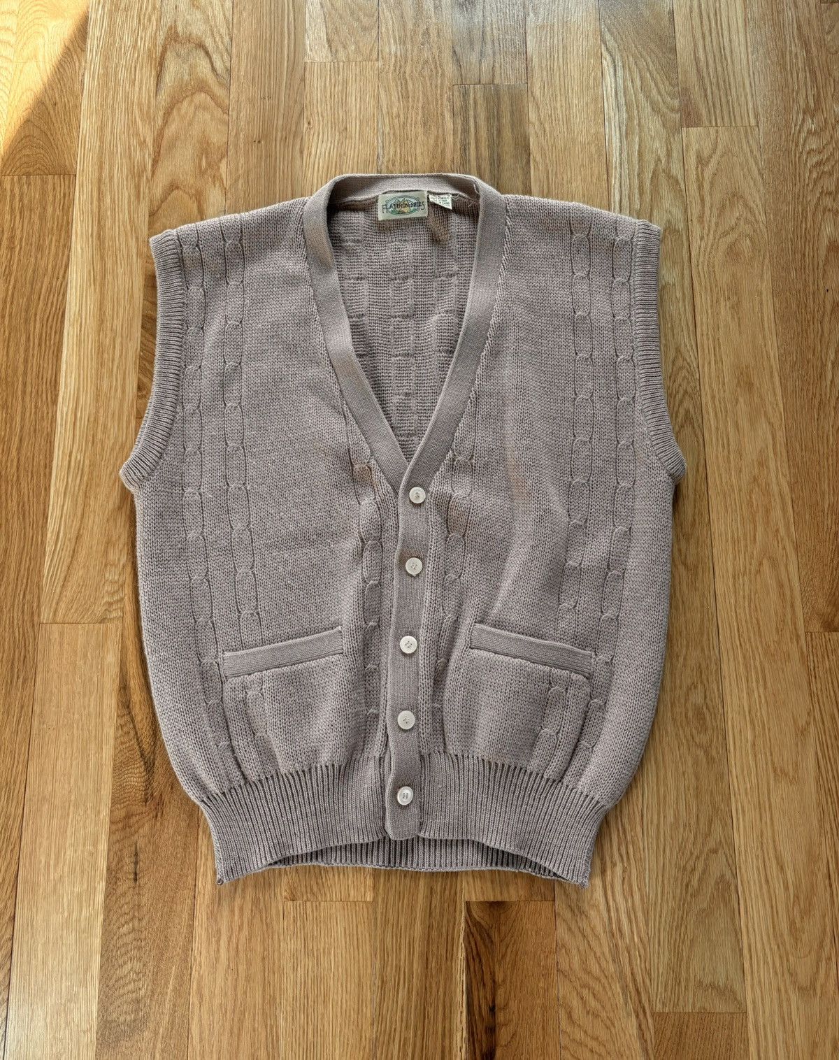 Vintage Flatiron Mills Vintage 80s Grandpa Sweater Vest Cardigan L Size US L / EU 52-54 / 3 - 1 Thumbnail