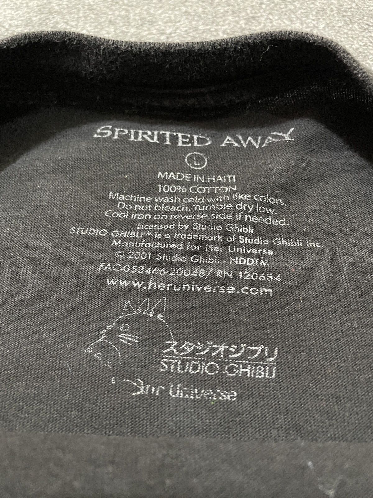 Anime T-shirt Anime Spirited Away Studio Ghibli Official Size US L / EU 52-54 / 3 - 3 Thumbnail
