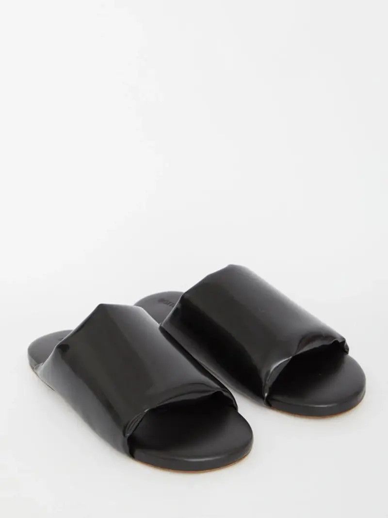 Bottega Veneta o1n1vont0824 Cushion Mule in Black Size US 6 / EU 39 - 2 Thumbnail