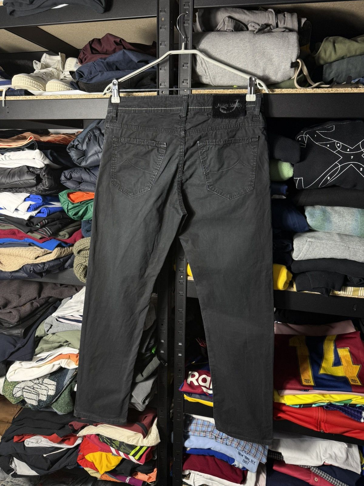 Jacob Cohen Jacob Cohen Handmade Jeans W31 Black Slim Fit Stretch Size US 31 - 1 Thumbnail