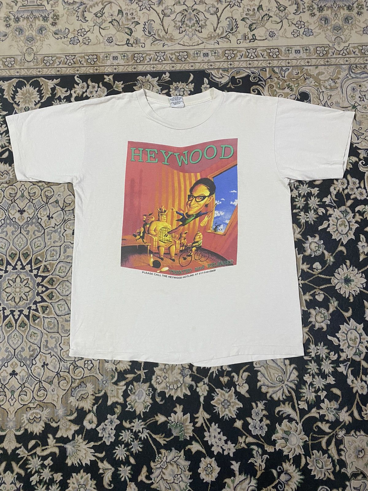 Band Tees Vintage Cover Album Hickey, Hockey,Holey By Heywood banks Size US XL / EU 56 / 4 - 1 Thumbnail