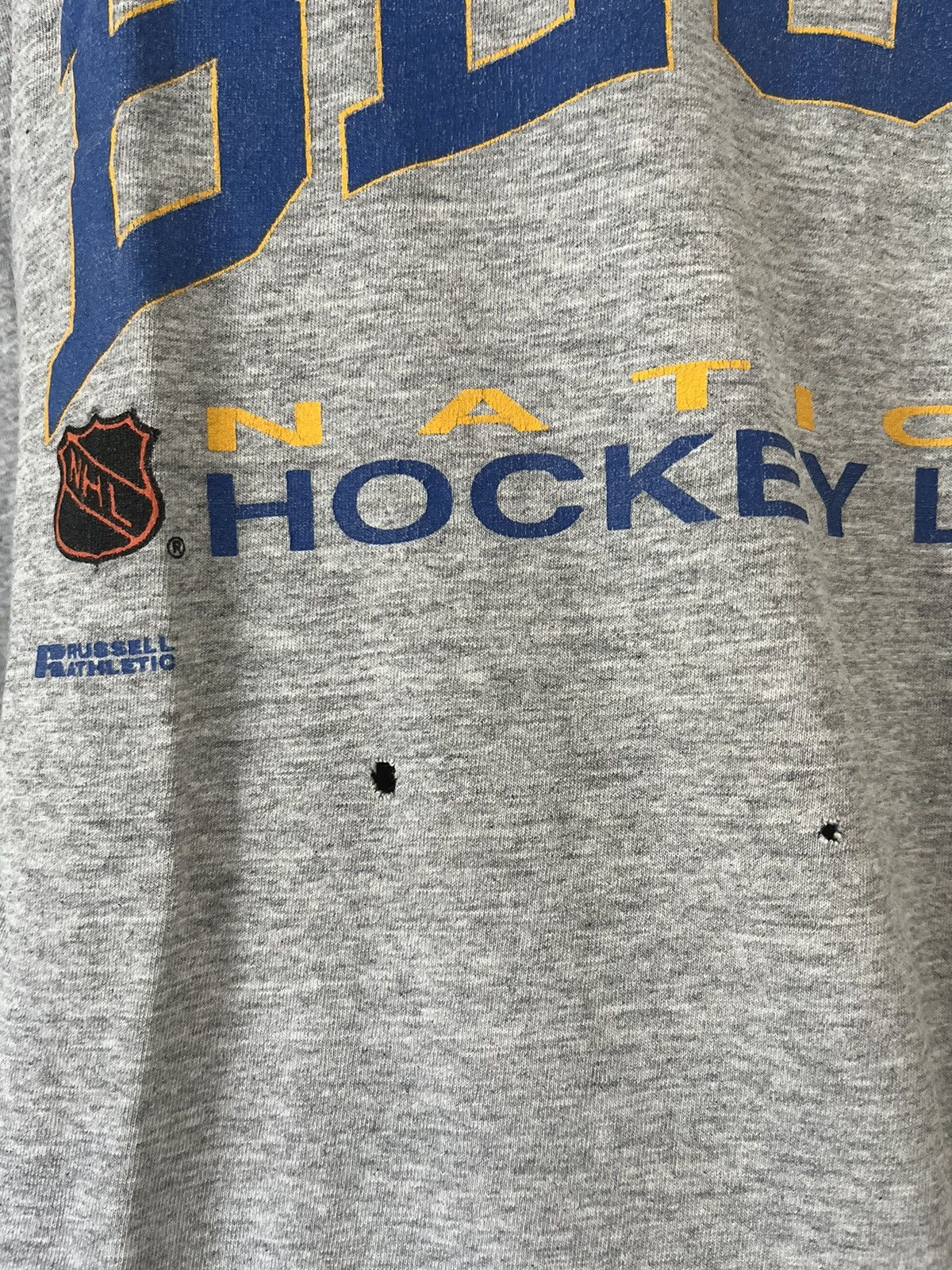 NHL × Vintage 90s St. Louis blues Hockey t shirt Size US XXL / EU 58 / 5 - 2 Thumbnail