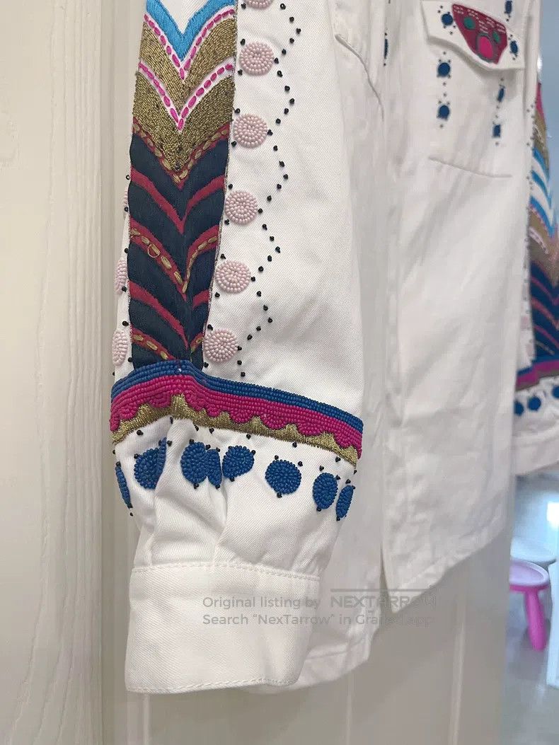 Valentino Valentino Nail a beaded trench coat Size S / US 4 / IT 40 - 6 Thumbnail