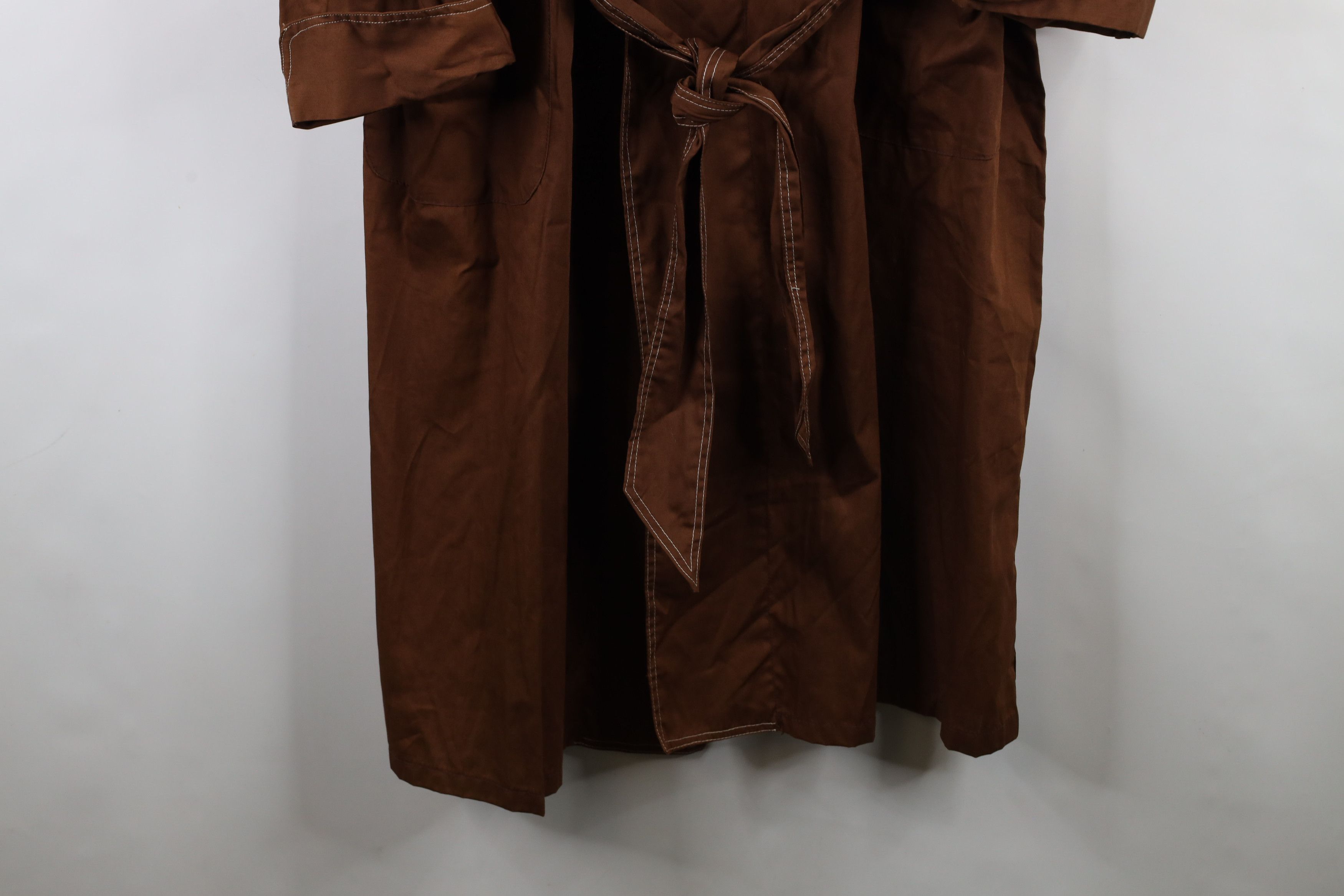 Vintage Deadstock Vintage 50s 60s Rockabilly Belted Bath Robe Size US L / EU 52-54 / 3 - 4 Thumbnail