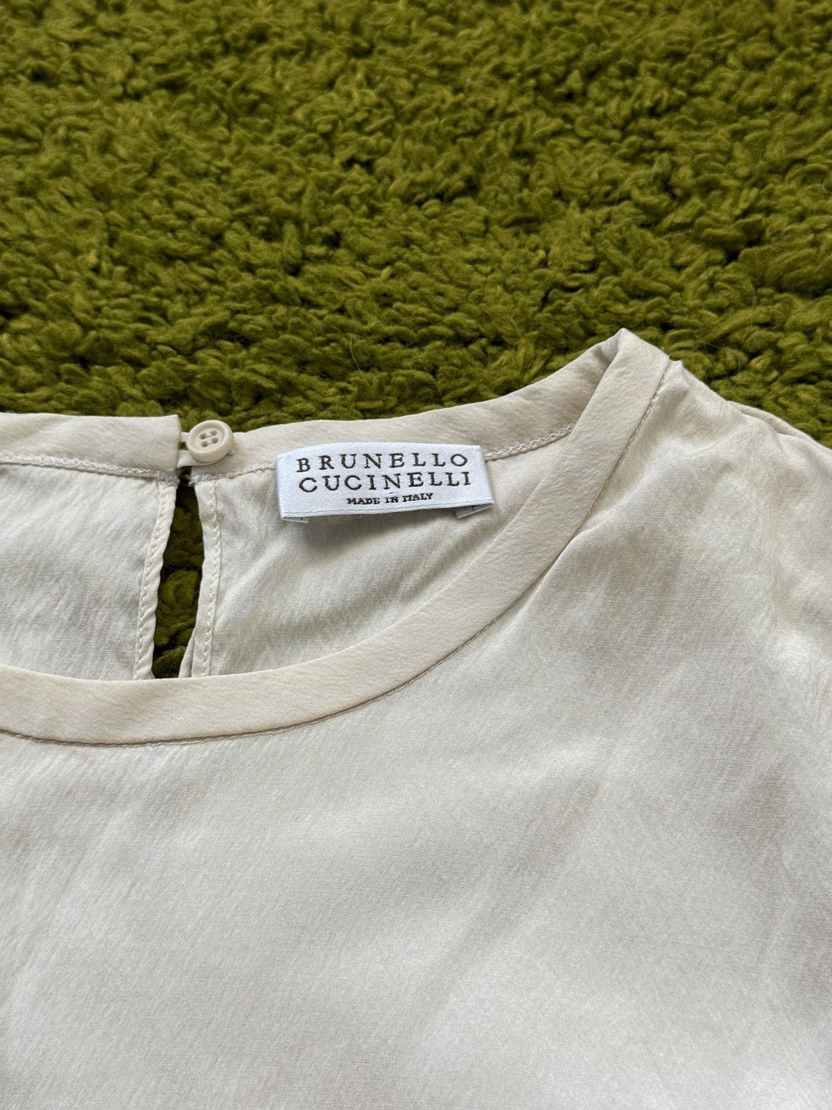 Brunello Cucinelli × Designer Brunello Cucinelli silk blouse tank top Size S / US 4 / IT 40 - 3 Thumbnail
