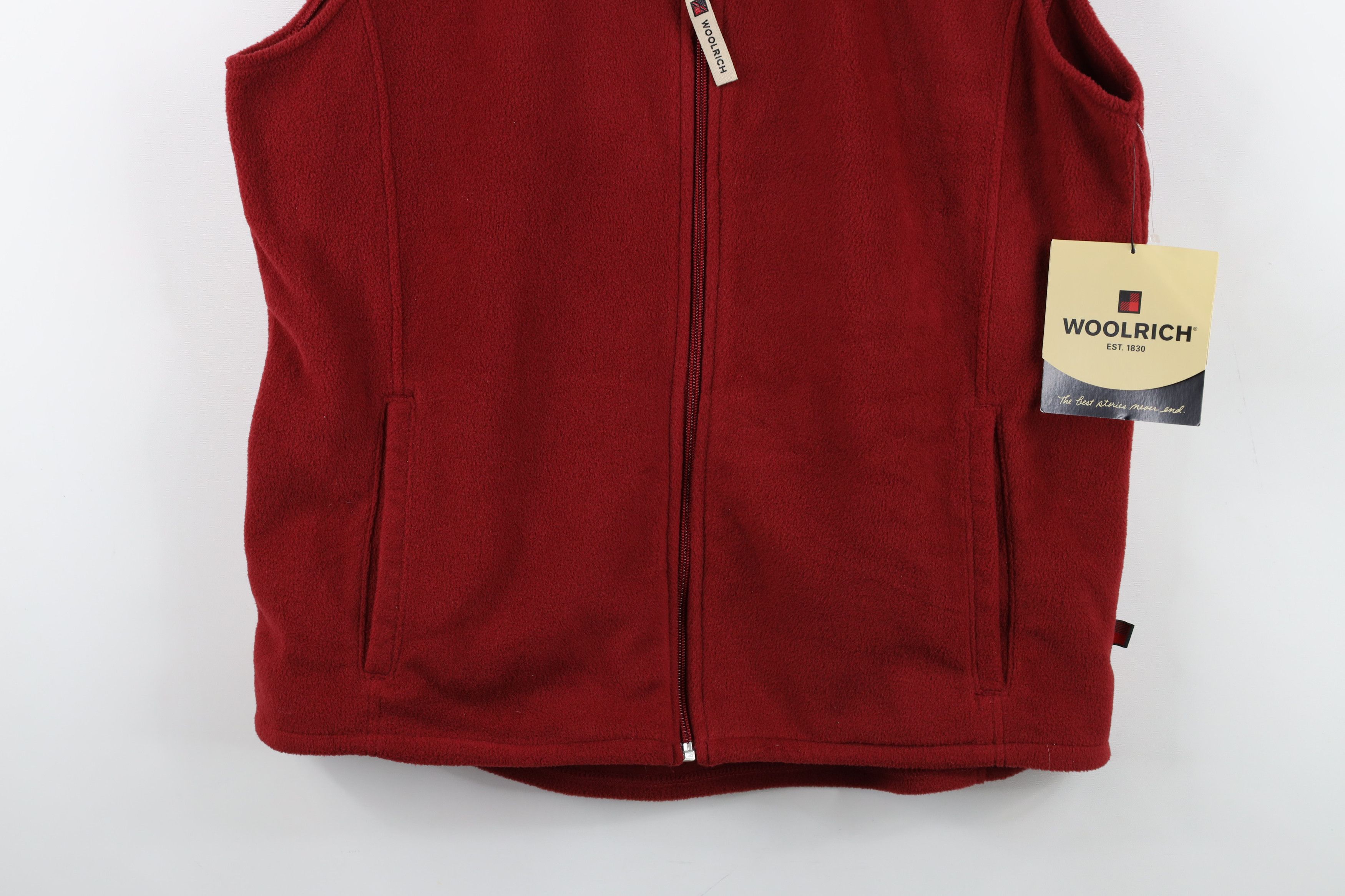 Woolrich Woolen Mills Deadstock Vintage Woolrich Full Zip Fleece Vest Jacket Size L / US 10 / IT 46 - 3 Thumbnail