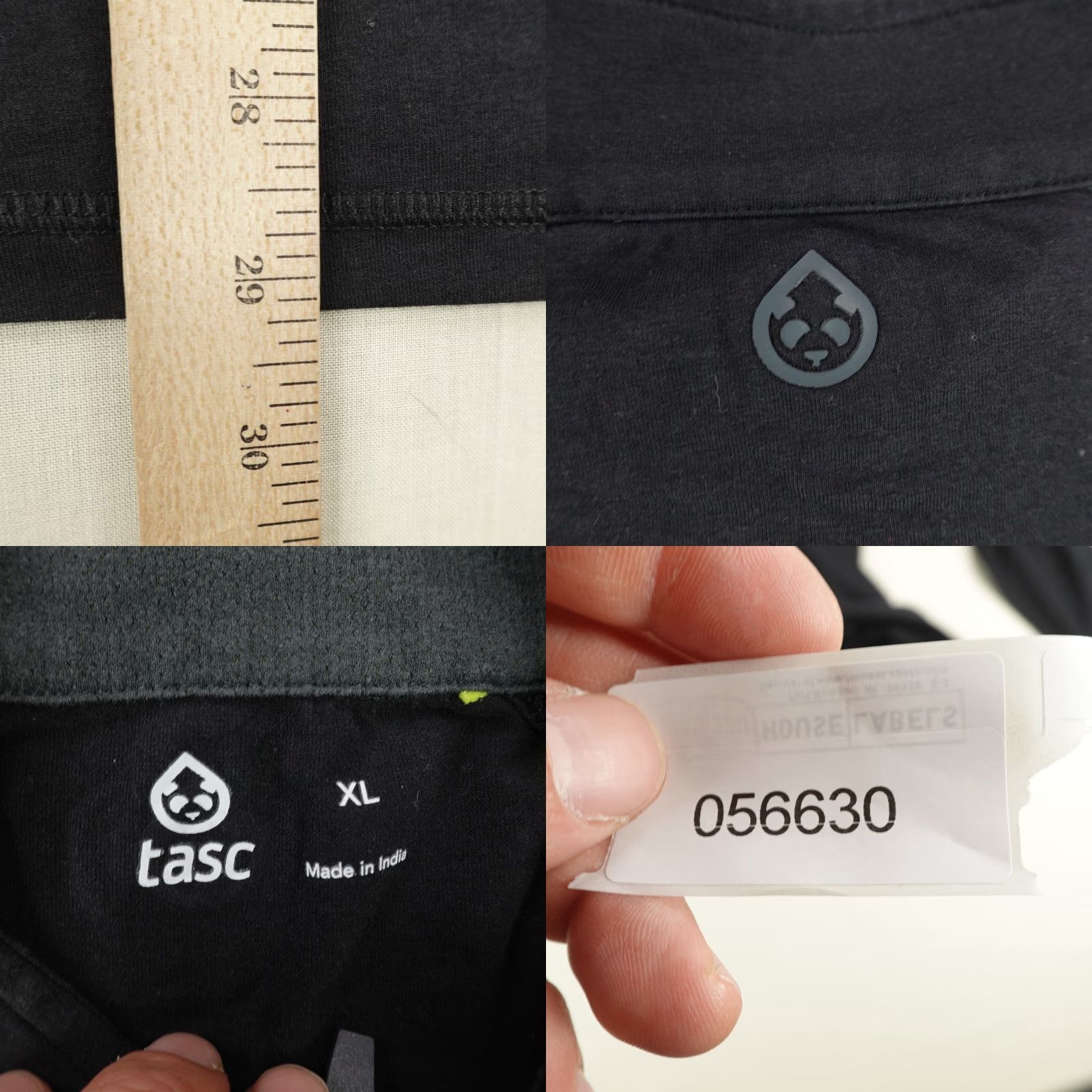 Vintage VINTAGE Tasc Performance Men's Sweater XL Black Organic Cotton Bamboo 1/4 Zip Tennis Performance Activewear Size US XL / EU 56 / 4 - 8 Thumbnail