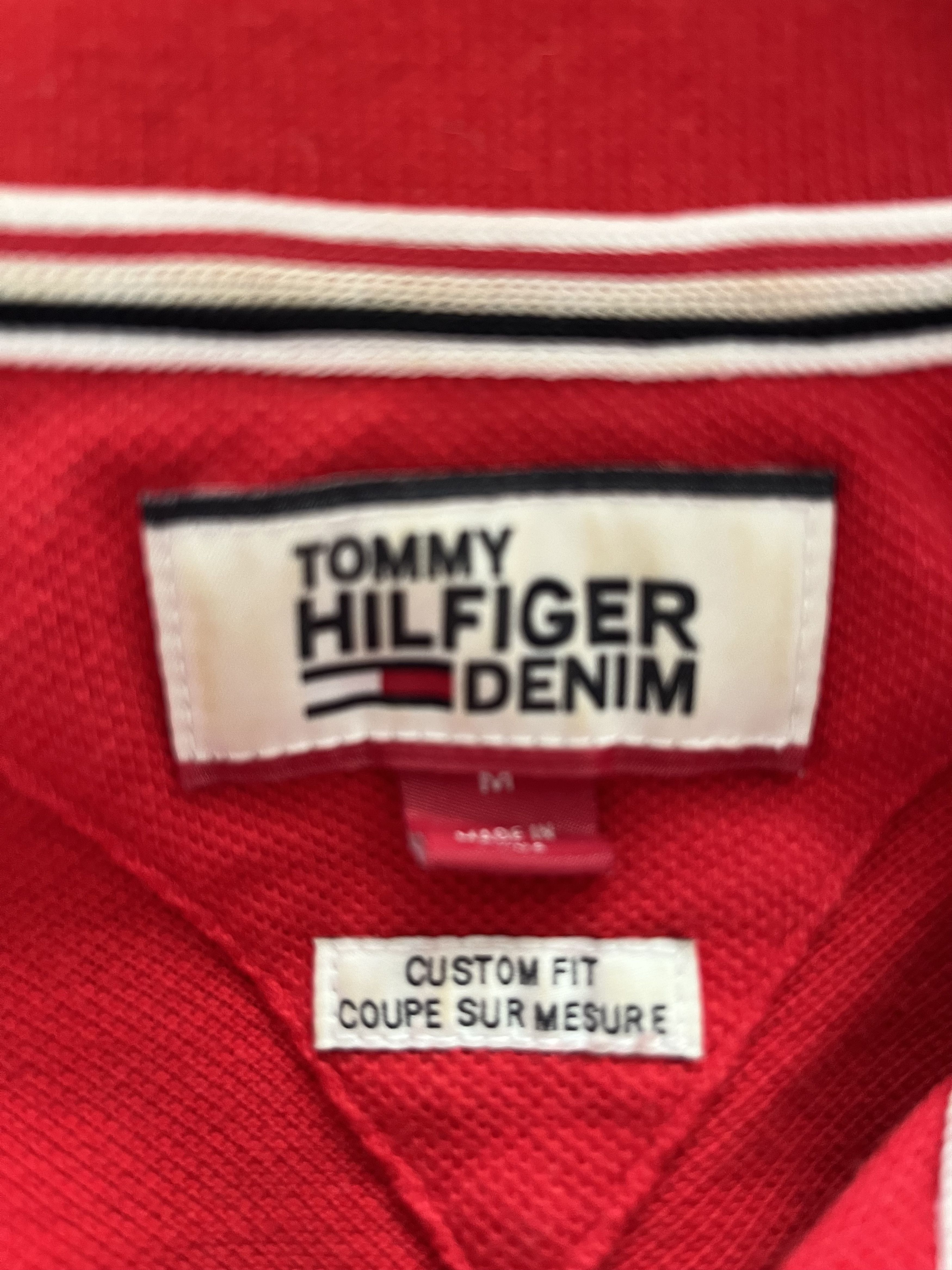 Tommy Hilfiger Large Logo Polo Size US L / EU 52-54 / 3 - 3 Thumbnail