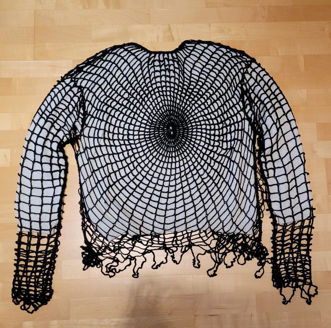 Avant Garde Ranger Cartel - IIMIIY2 wEb double-layer knit sweater 