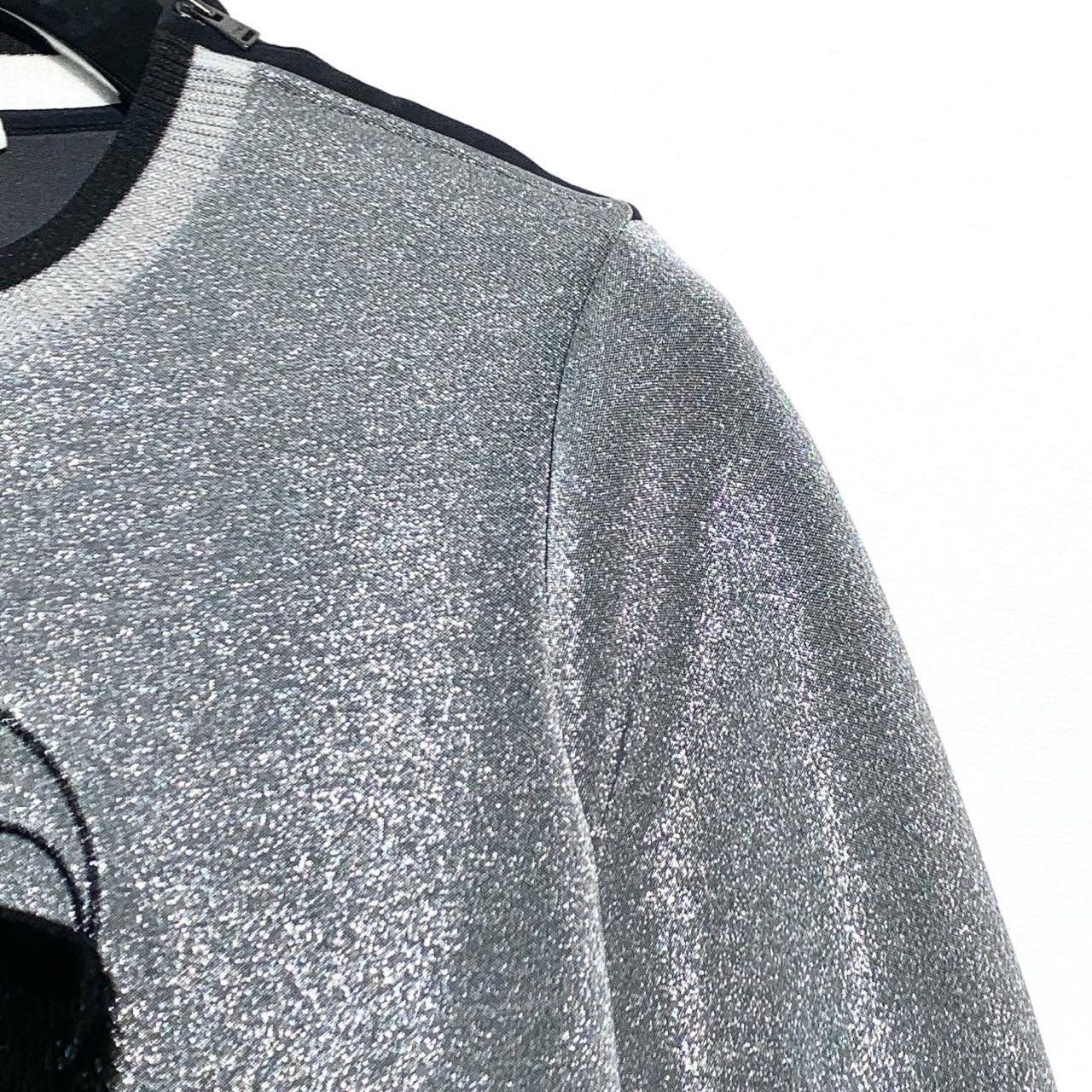 Fendi Fendi Karl Lagerfeld Glitter Long Sleeve Sweatshirt K26WX Size XS / US 0-2 / IT 36-38 - 3 Thumbnail