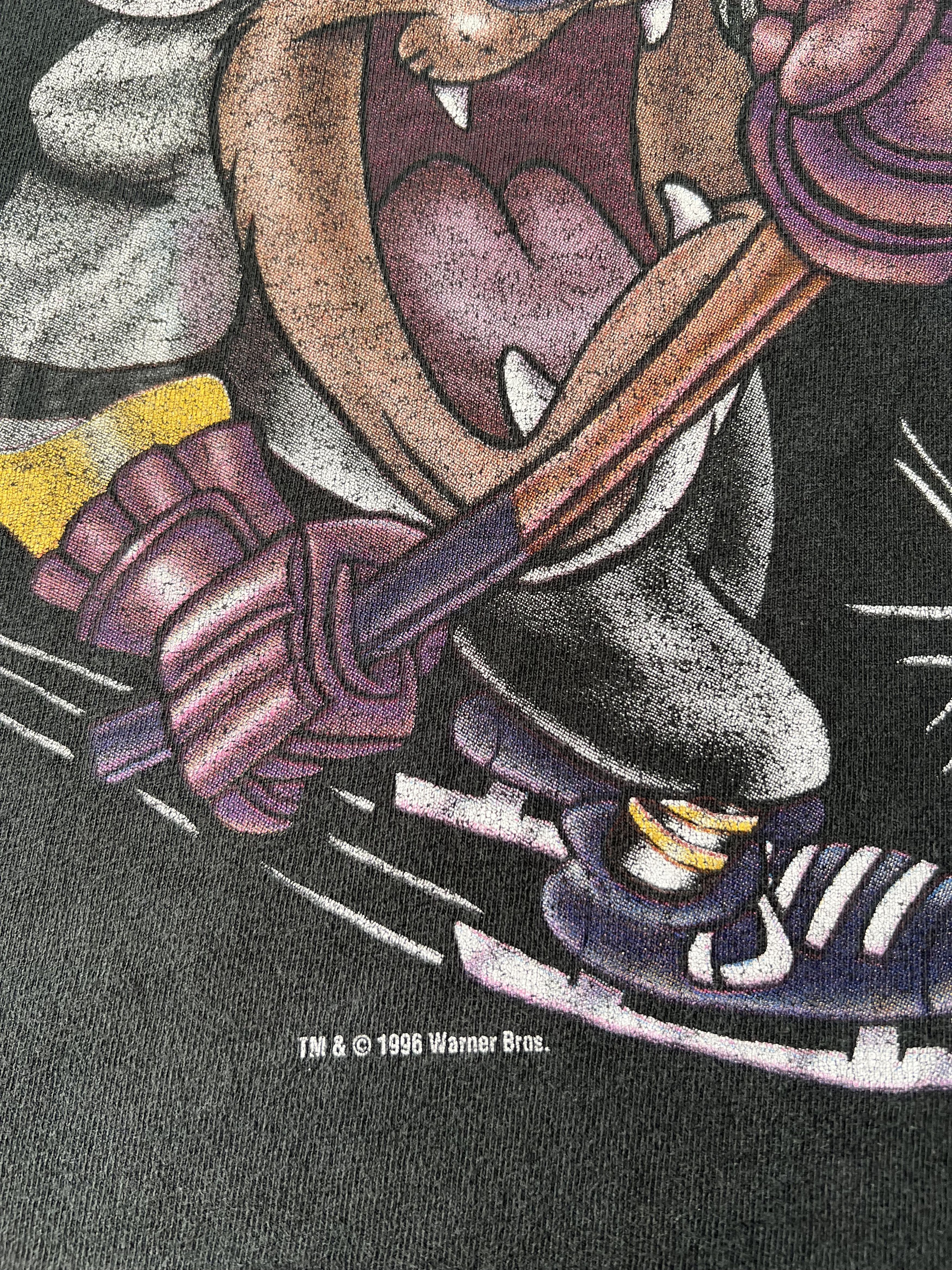 NHL Vintage 1996 Boston Bruins Warner Bros Taz NHL Cartoon Size US M / EU 48-50 / 2 - 7 Thumbnail