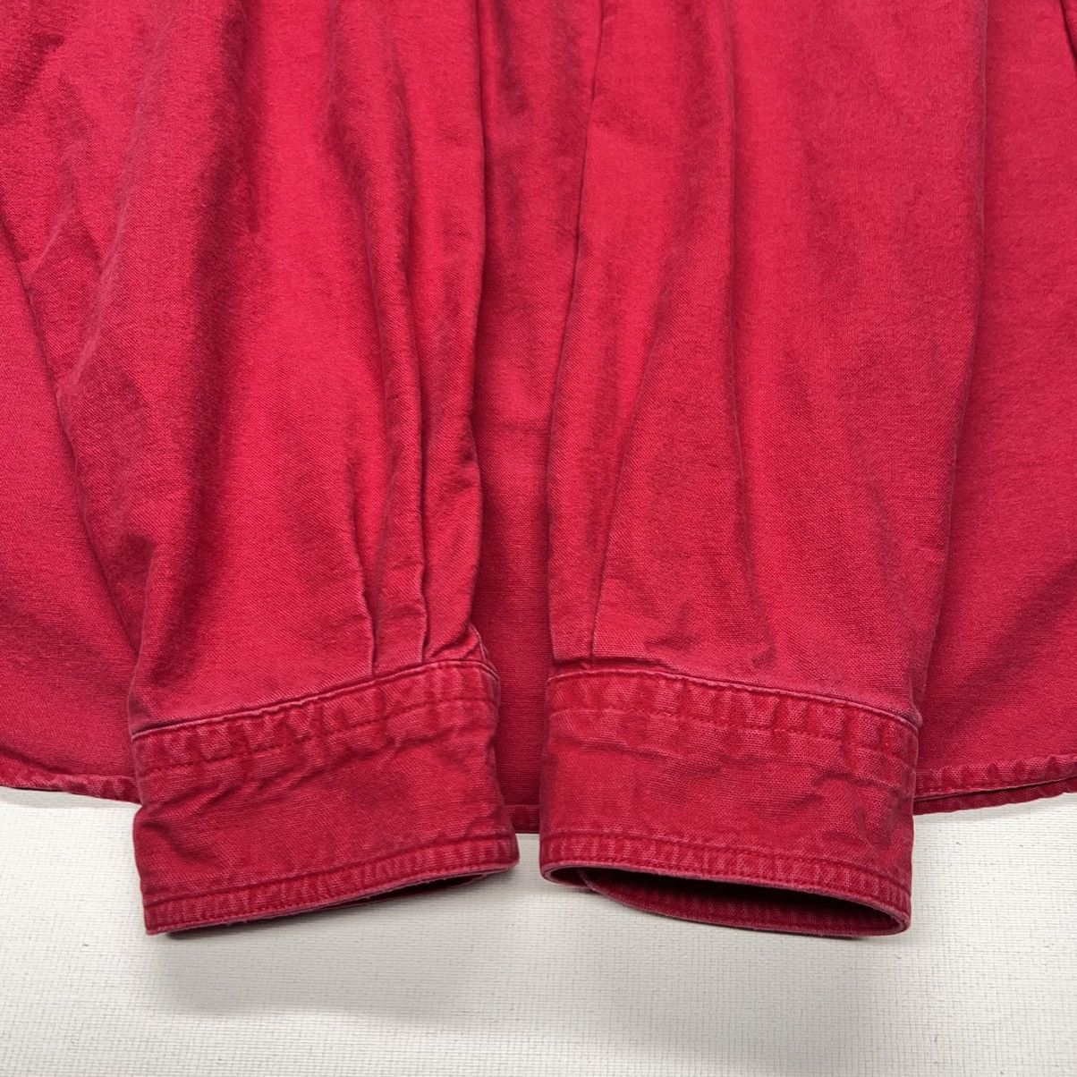 Vintage × Woolrich Woolen Mills VTG Woolrich Chamois Flannel Shirt Red Button Long Sleeve Size US XXL / EU 58 / 5 - 14 Thumbnail