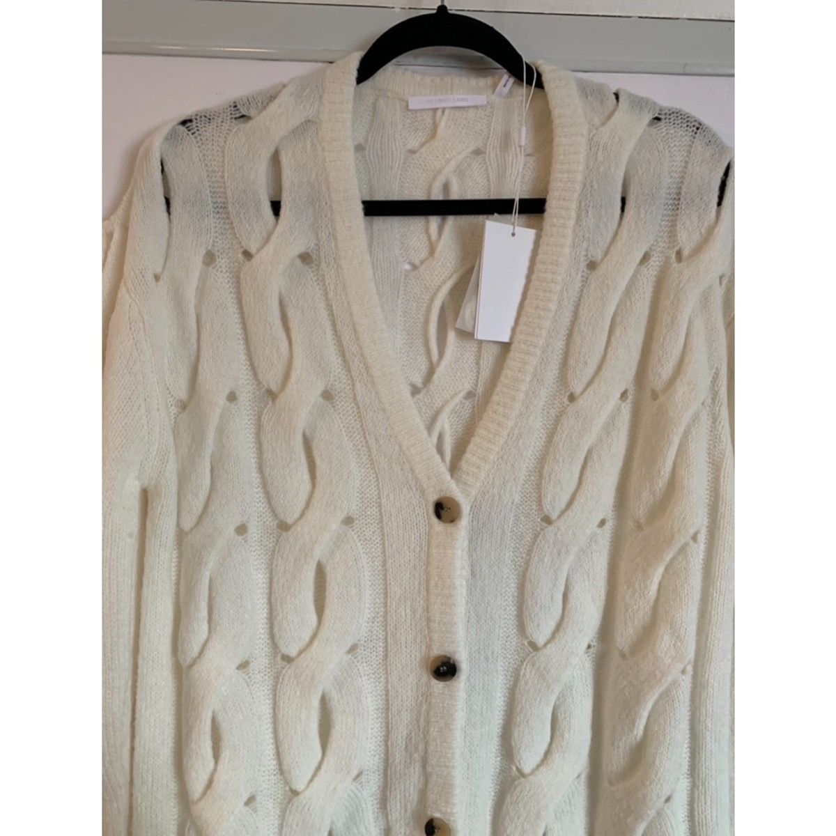 Helmut Lang HELMUT LANG CUT OUT CARDIGAN Size US M / EU 48-50 / 2 - 2 Thumbnail