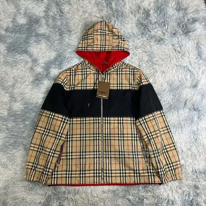 Burberry Burberry Multi-Color Cotton Men's Jacket. Size US XL / EU 56 / 4 - 1 Thumbnail
