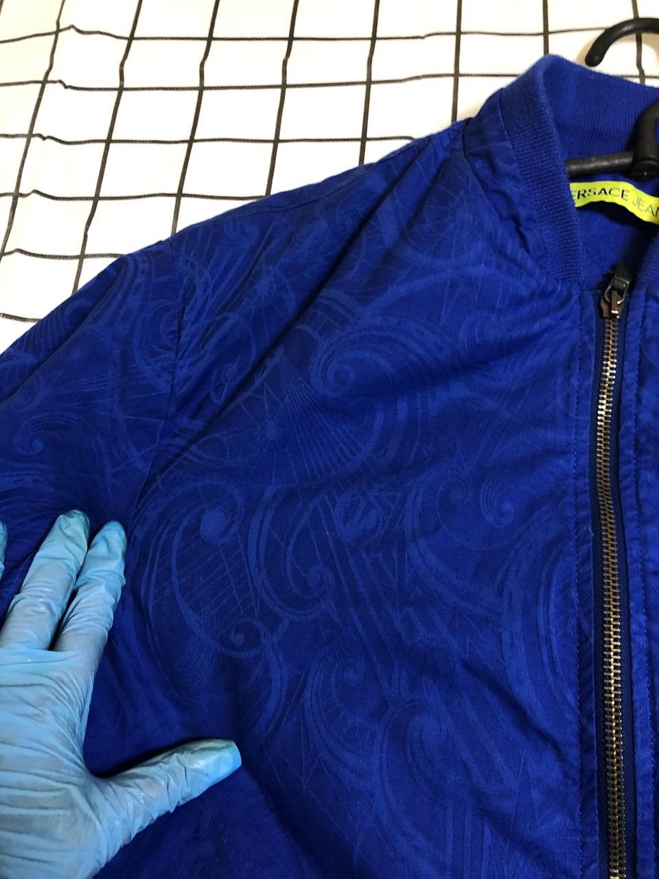 Versace Versace Men's Vintage Flight Jacket Blue Size M From Japan Size US M / EU 48-50 / 2 - 6 Thumbnail