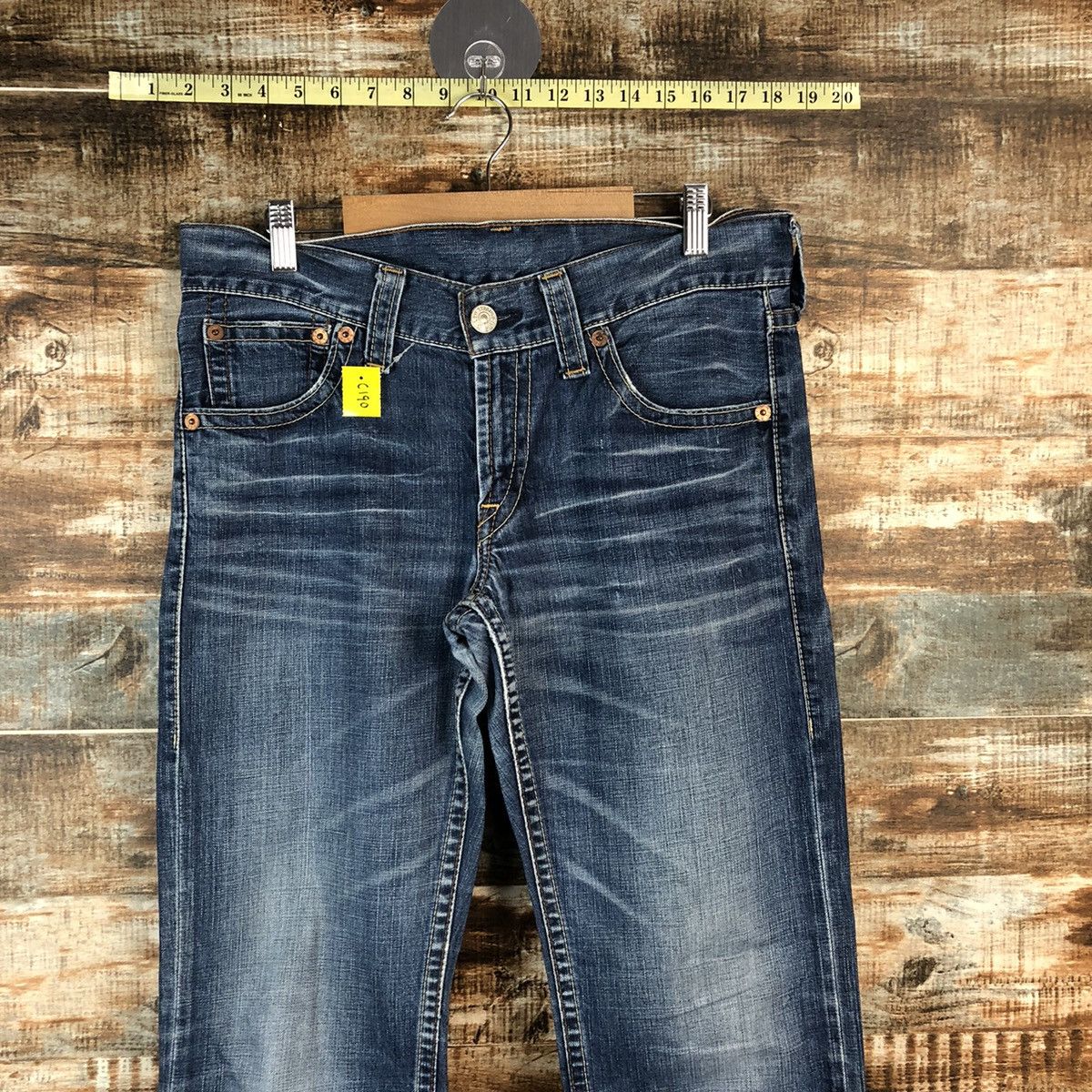 Levi's × Vintage DL Levis Blue Denim Pants #C190 Size US 31 - 4 Thumbnail