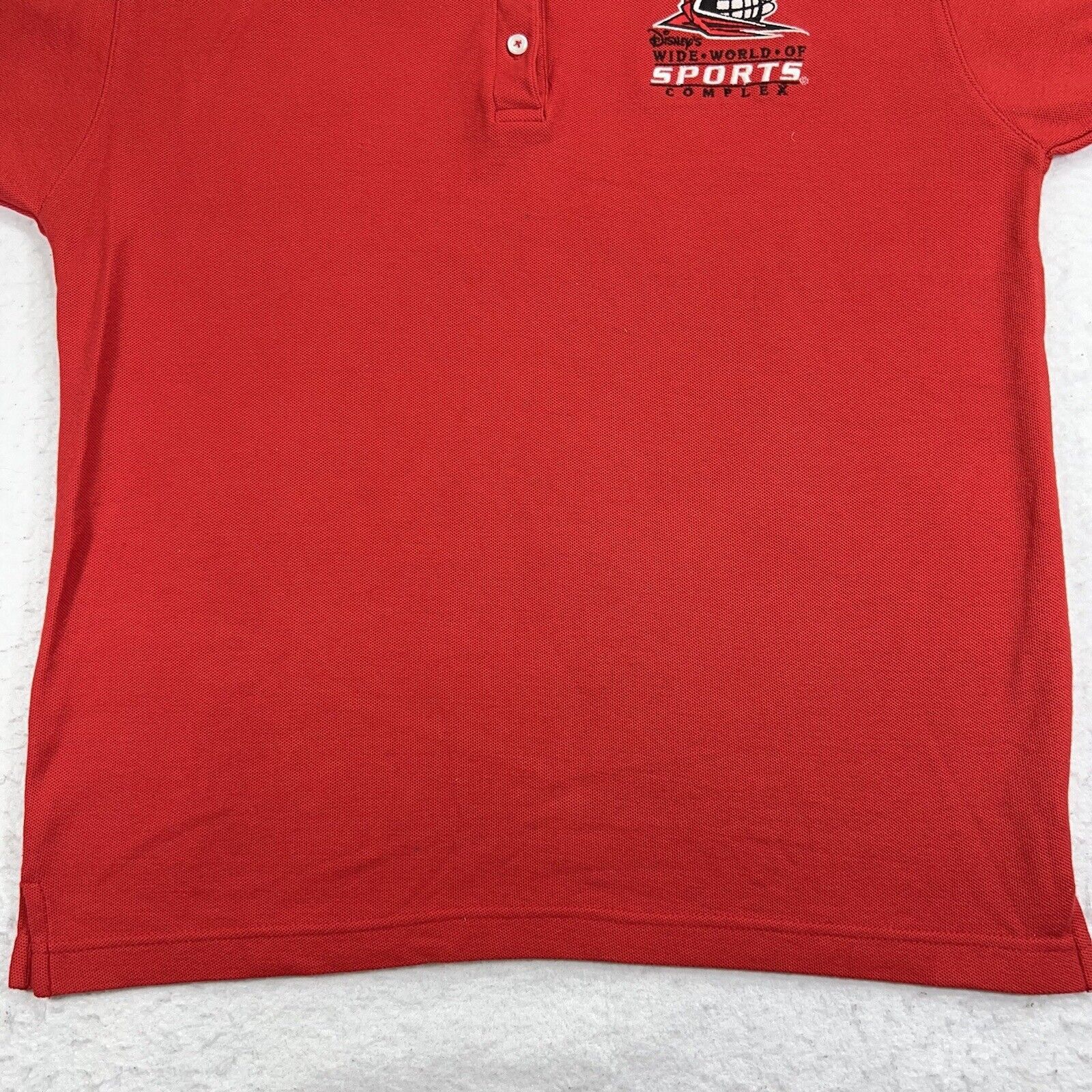 Disney Disney ESPN Wide World of Sports Medium Red Polo Shirt Size US M / EU 48-50 / 2 - 6 Thumbnail