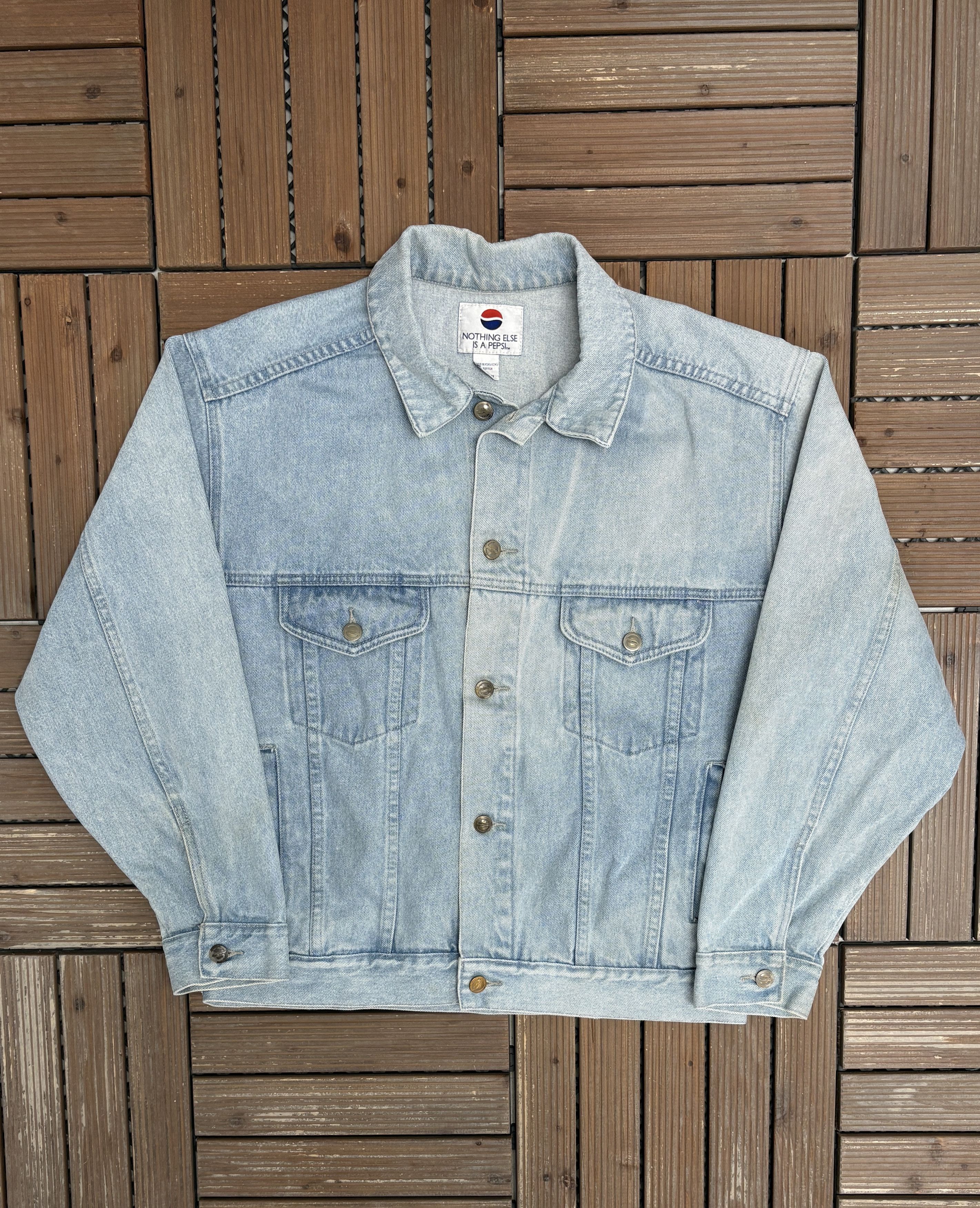 Vintage Carolina Monarchs Stitched Vintage Denim Jean Jacket Coat Size US M / EU 48-50 / 2 - 2 Thumbnail