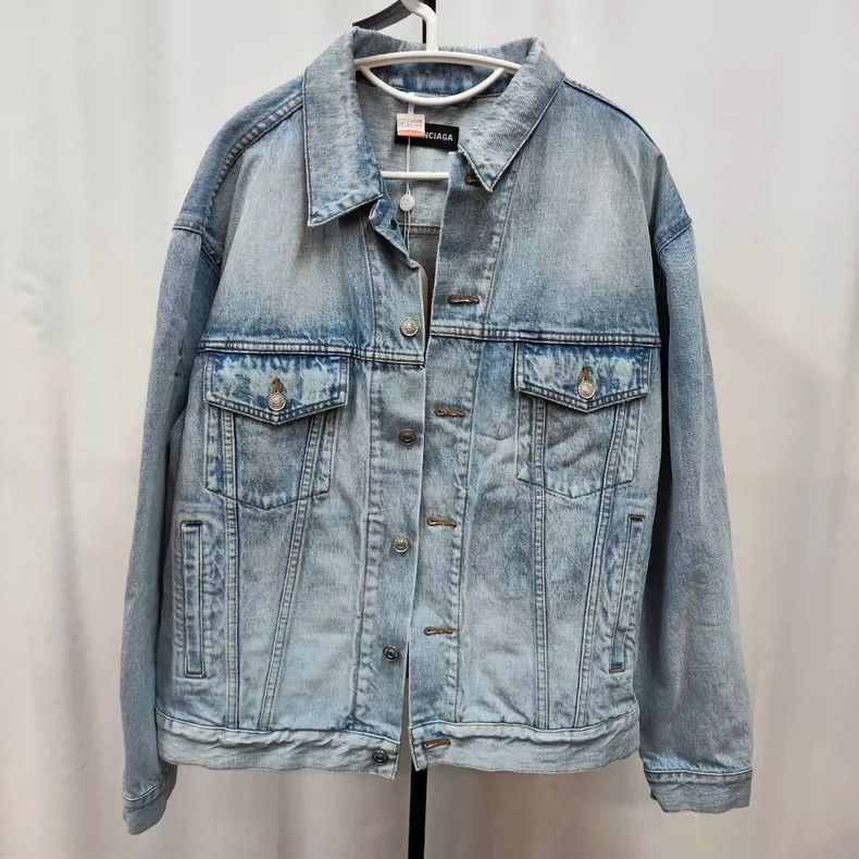 Balenciaga Balenciaga Denim Jacket Size 46 Blue Size US S / EU 44-46 / 1 - 1 Thumbnail
