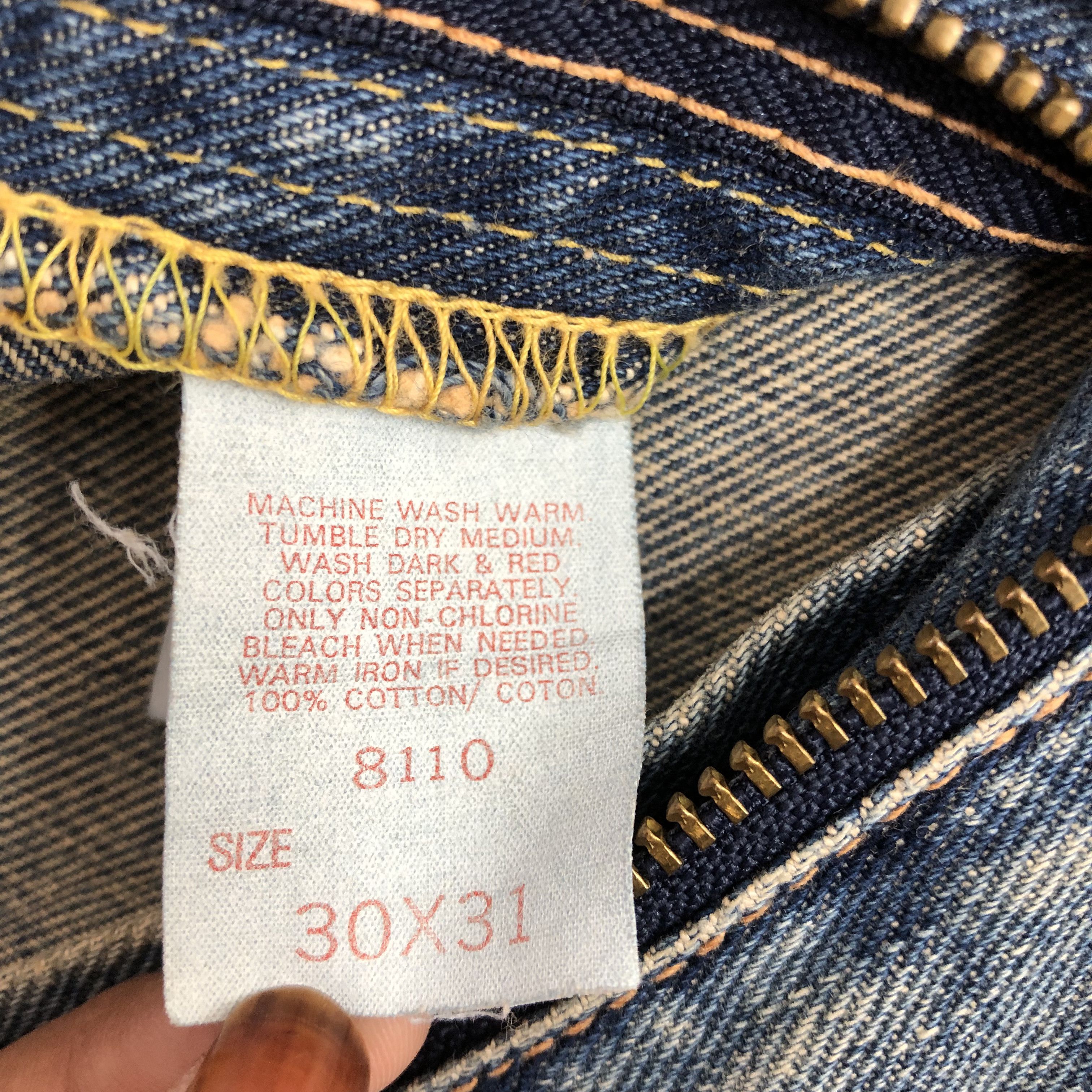 Lee Vintage Lee Riders Selvedge Jeans Washed Lee Redline Denim Size 26" / US 2 / IT 38 - 8 Thumbnail