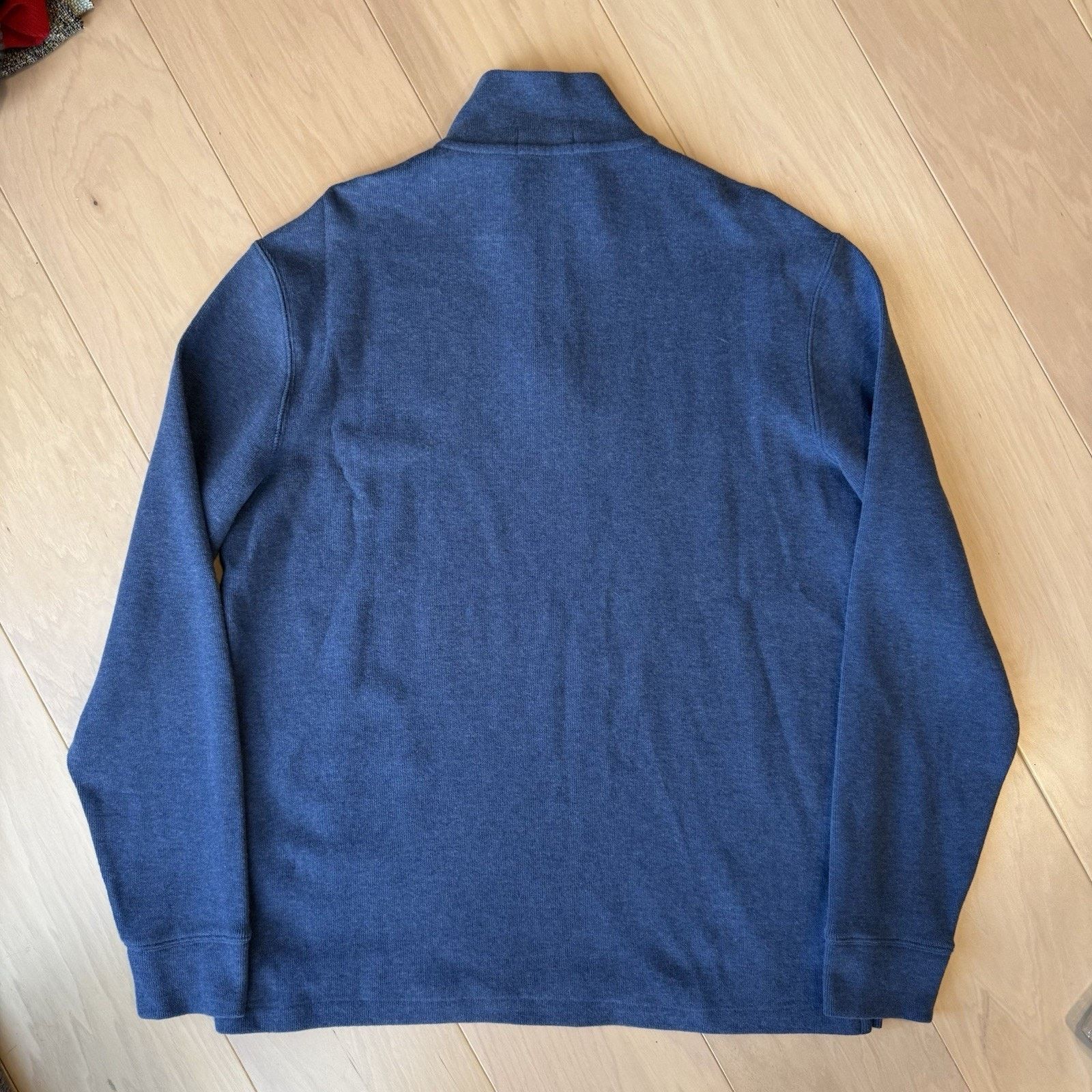 Polo Ralph Lauren Polo Ralph Lauren 1/4 Zip Sweater L Blue Cotton Pullover Size US L / EU 52-54 / 3 - 8 Thumbnail