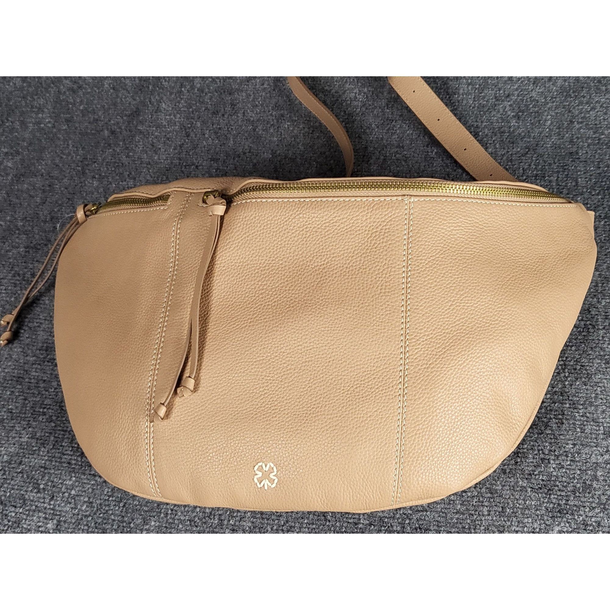Lucky Brand Lucky Brand Pebbled Leather Lrg Feyy Sling Bag Adjustable Cr Size ONE SIZE - 2 Thumbnail