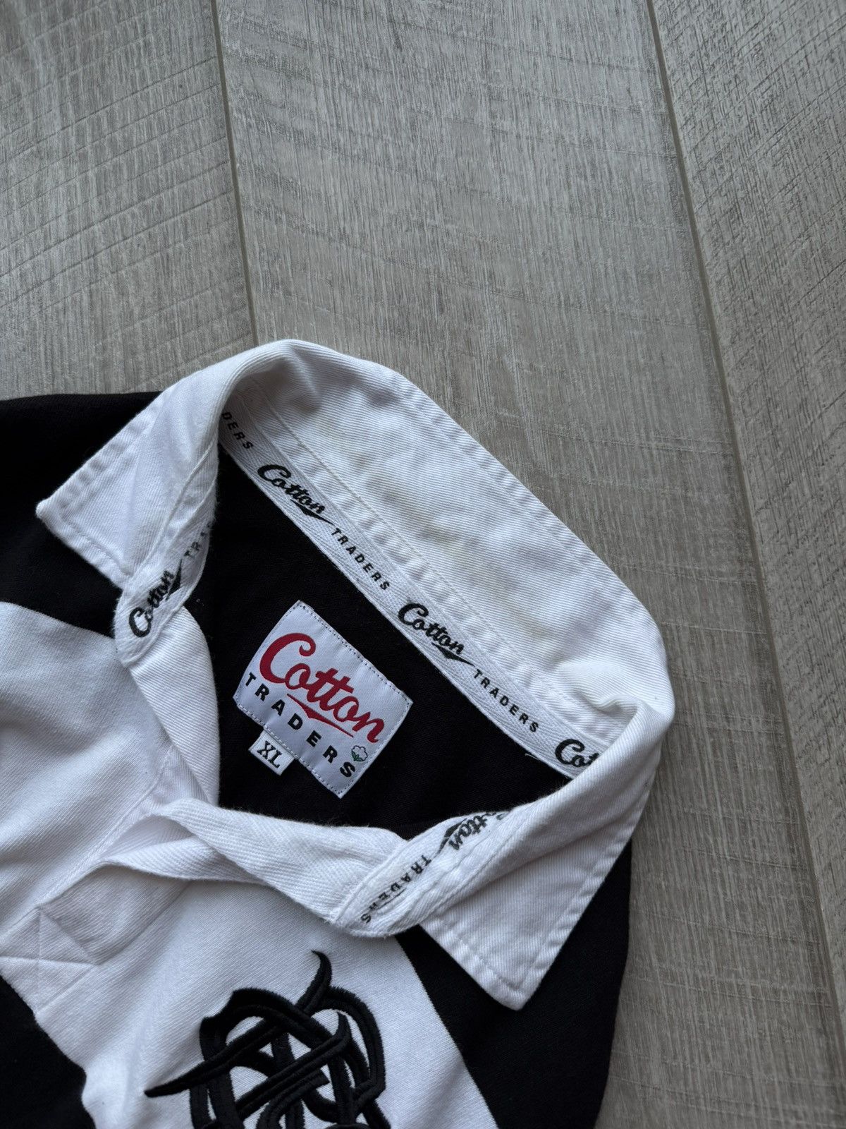 Cotton Traders BARBARIANS FC COTTON TRADERS 1990'S RUGBY UNION SHIRT Size US XL / EU 56 / 4 - 11 Thumbnail